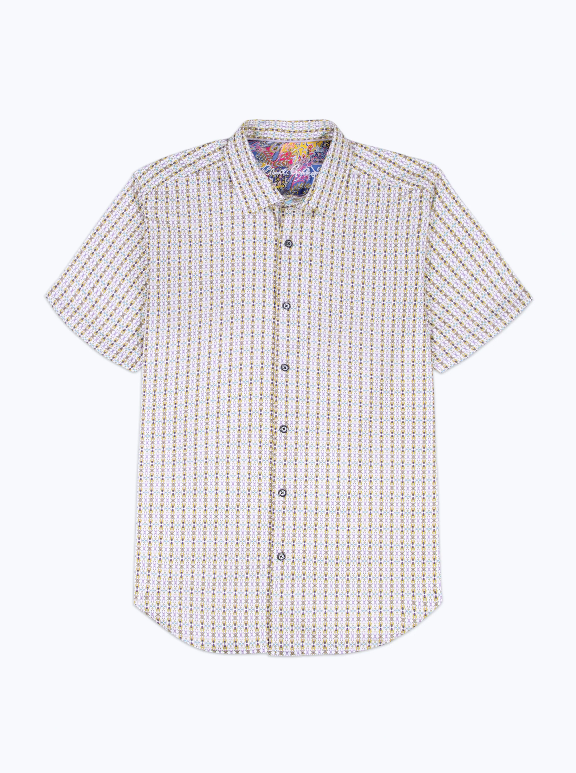 ABBOTSWELL SHORT SLEEVE BUTTON DOWN SHIRT