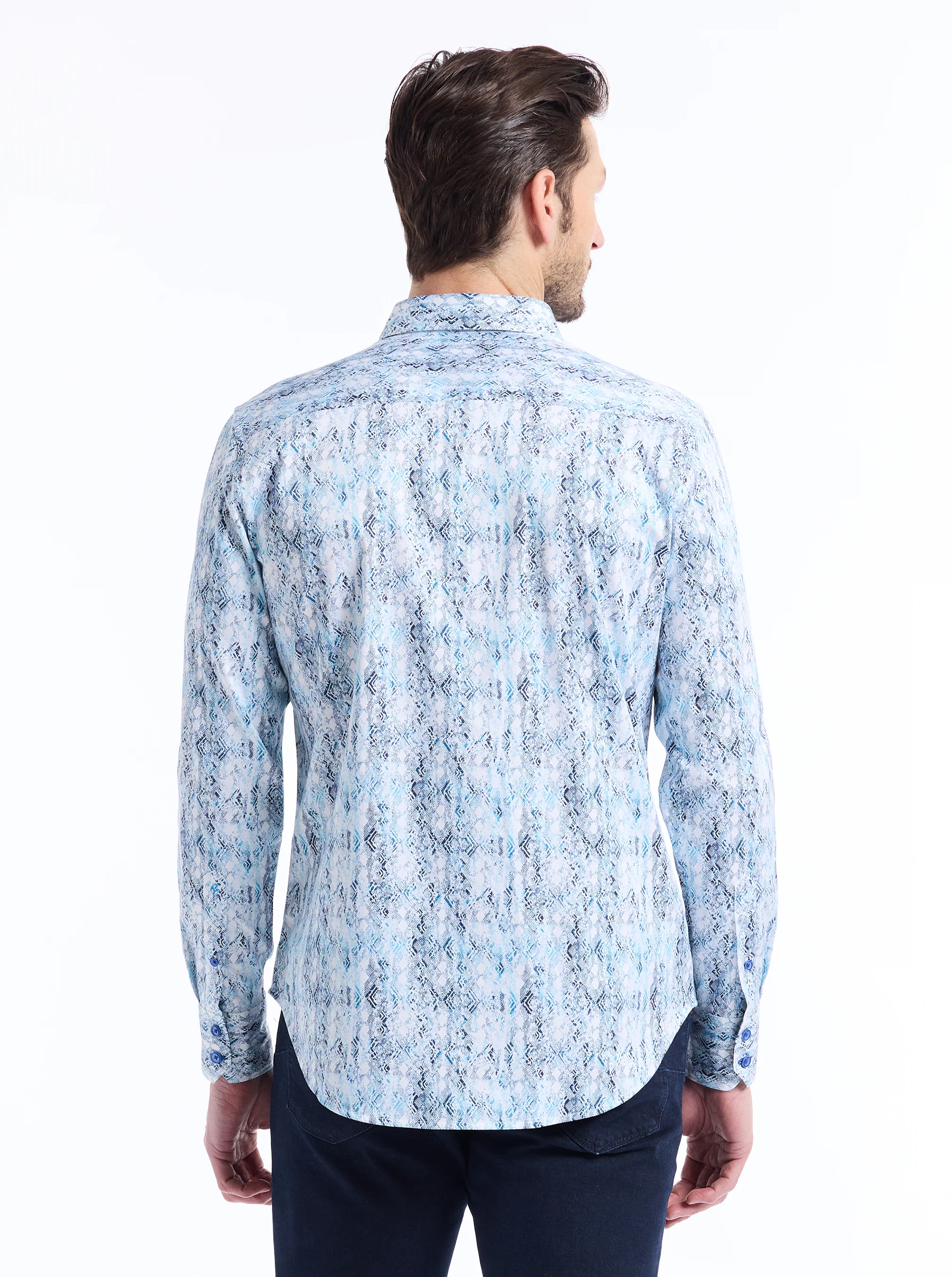 ALAHMAR LONG SLEEVE BUTTON DOWN SHIRT - Image 5