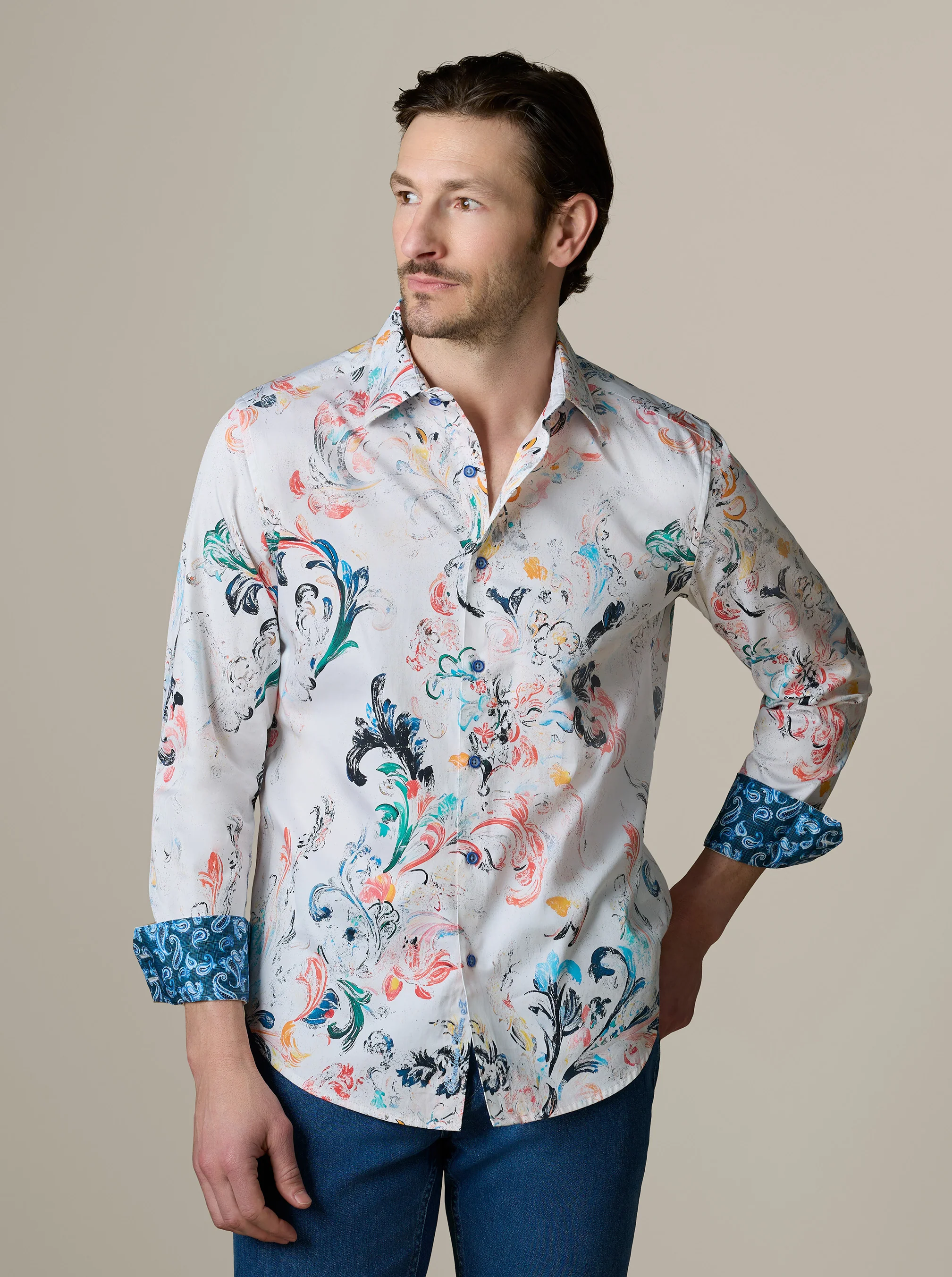 ALDERSGATE LONG SLEEVE BUTTON DOWN SHIRT - Image 2