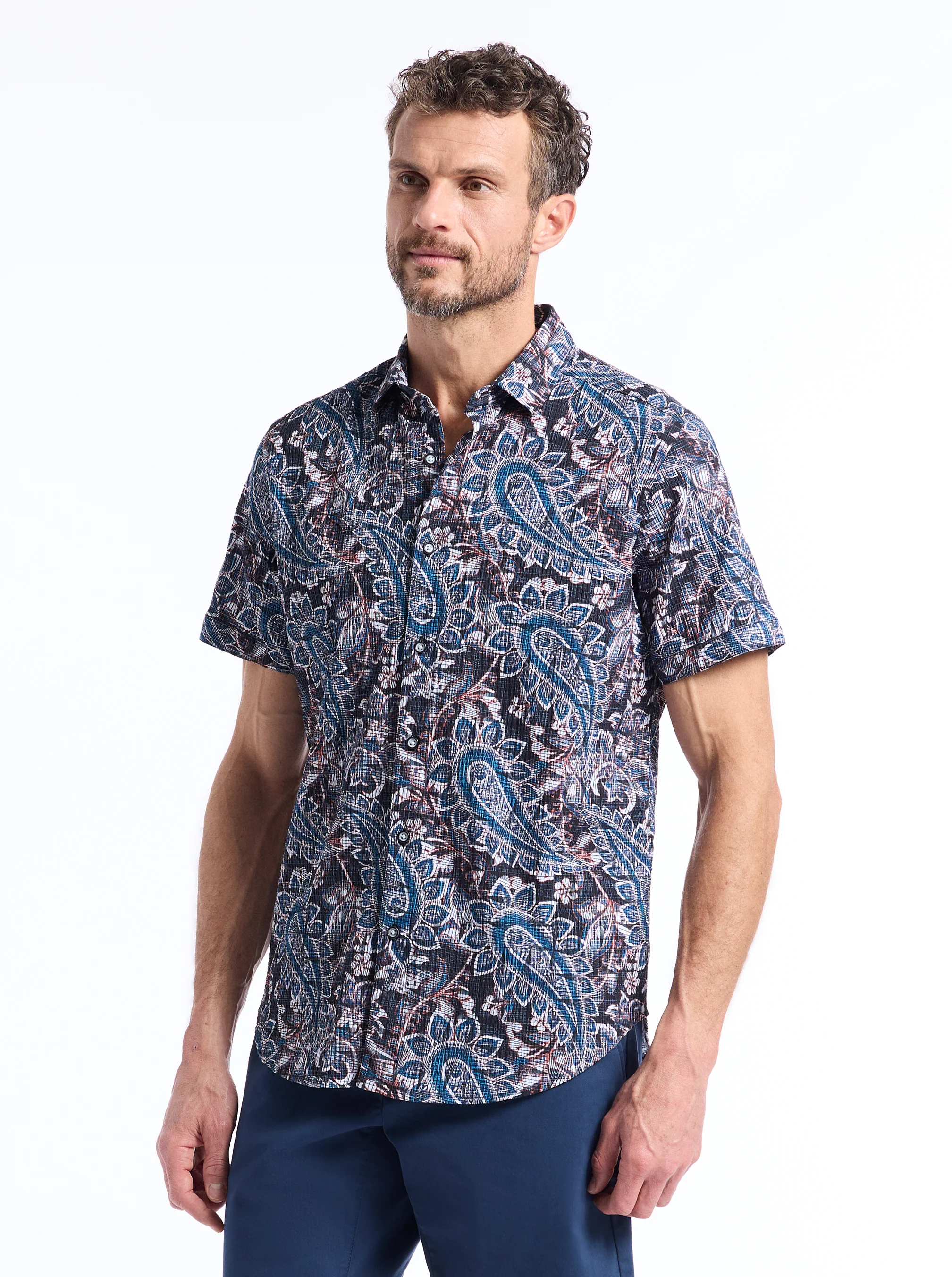 BARRINGTON SHORT SLEEVE BUTTON DOWN SHIRT - Image 7