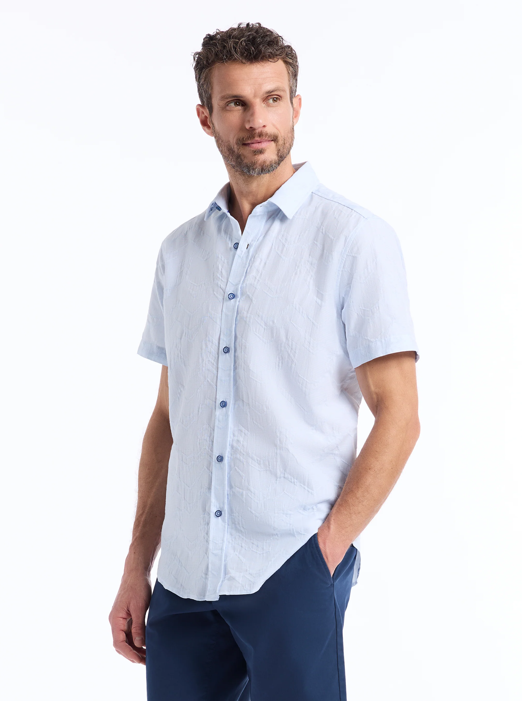 BRACKENBURY SHORT SLEEVE BUTTON DOWN SHIRT - Image 7