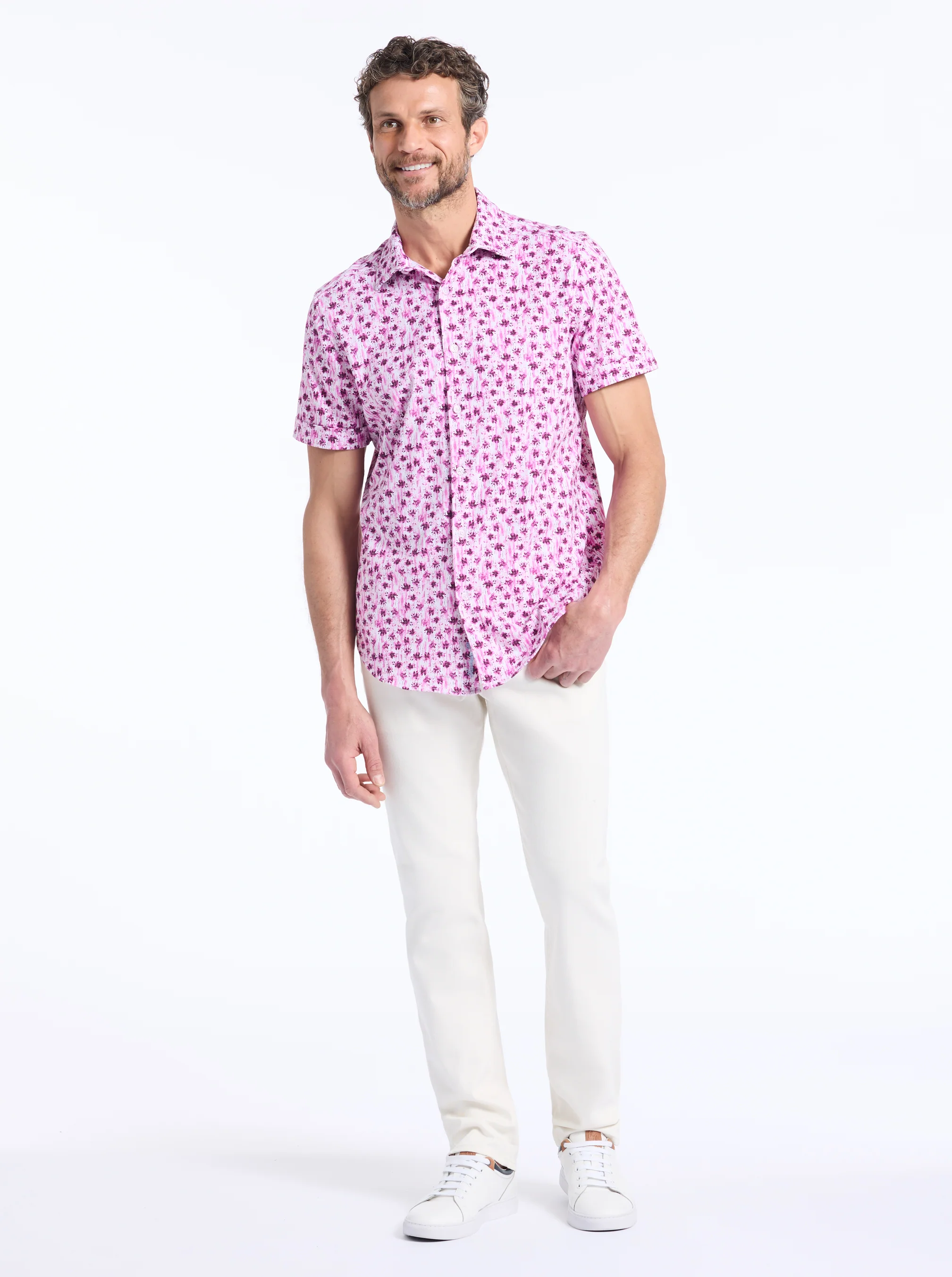 BRAMWELL SHORT SLEEVE BUTTON DOWN SHIRT - Image 5