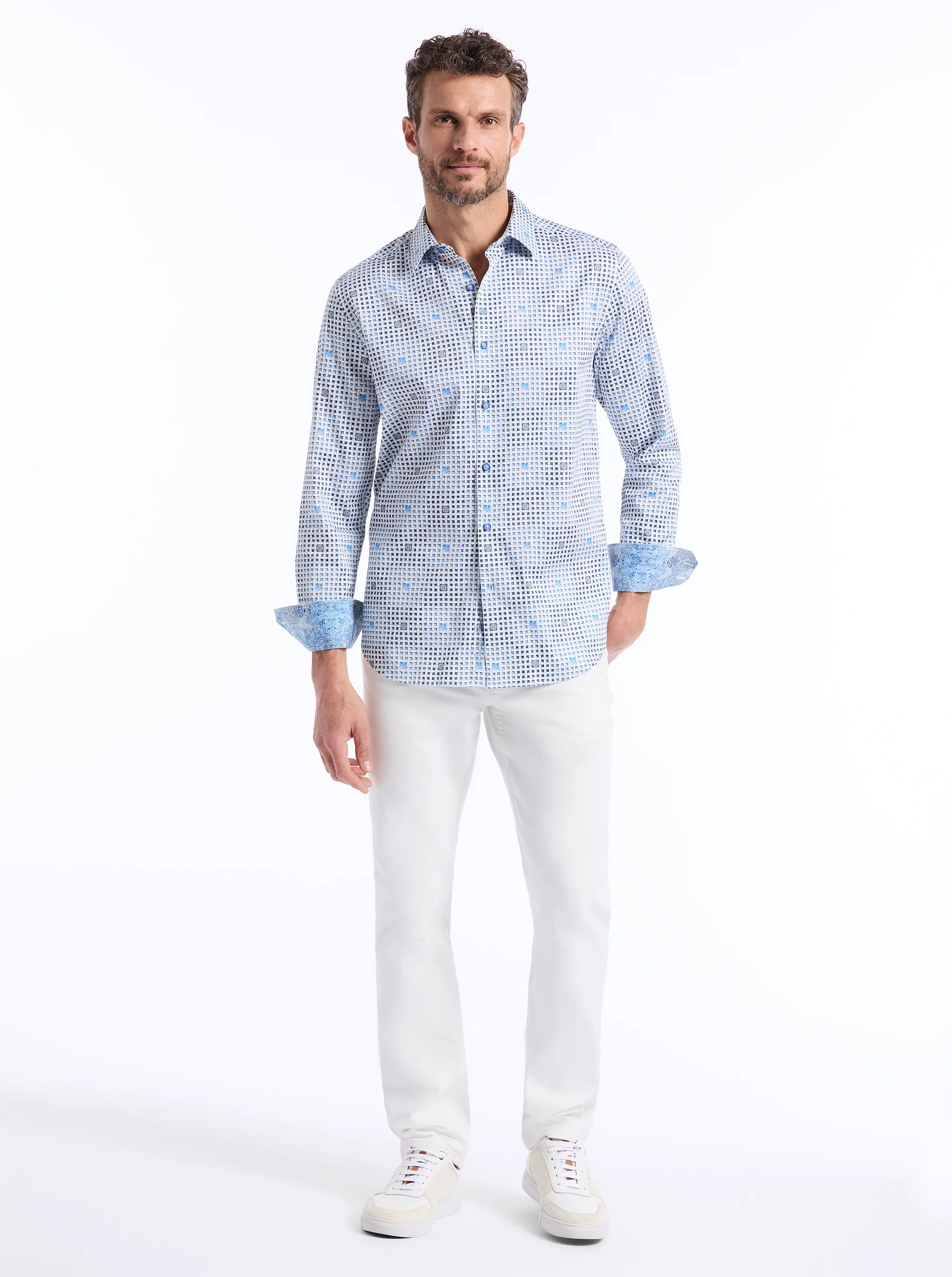 BRENTWOOD LONG SLEEVE BUTTON DOWN SHIRT - Image 7