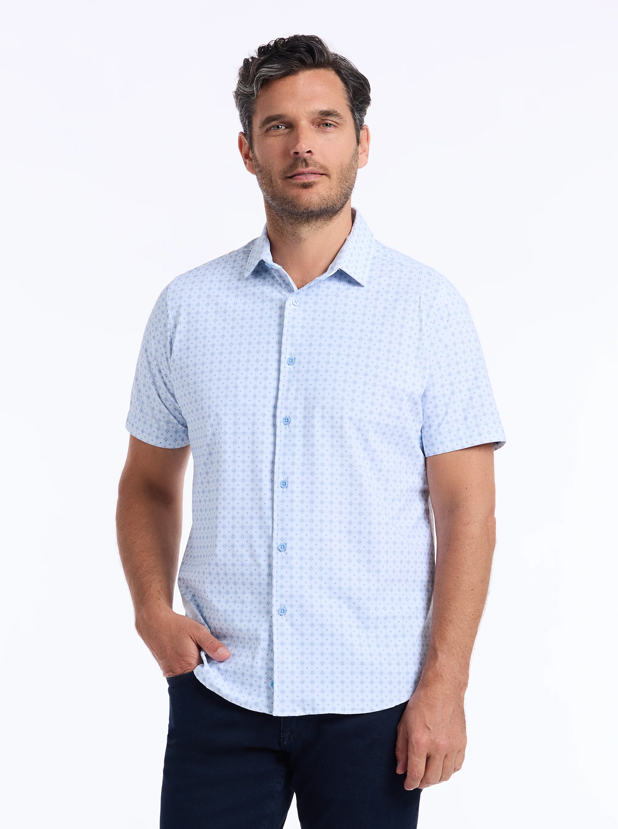 BROMPTON SHORT SLEEVE BUTTON DOWN SHIRT - Image 2