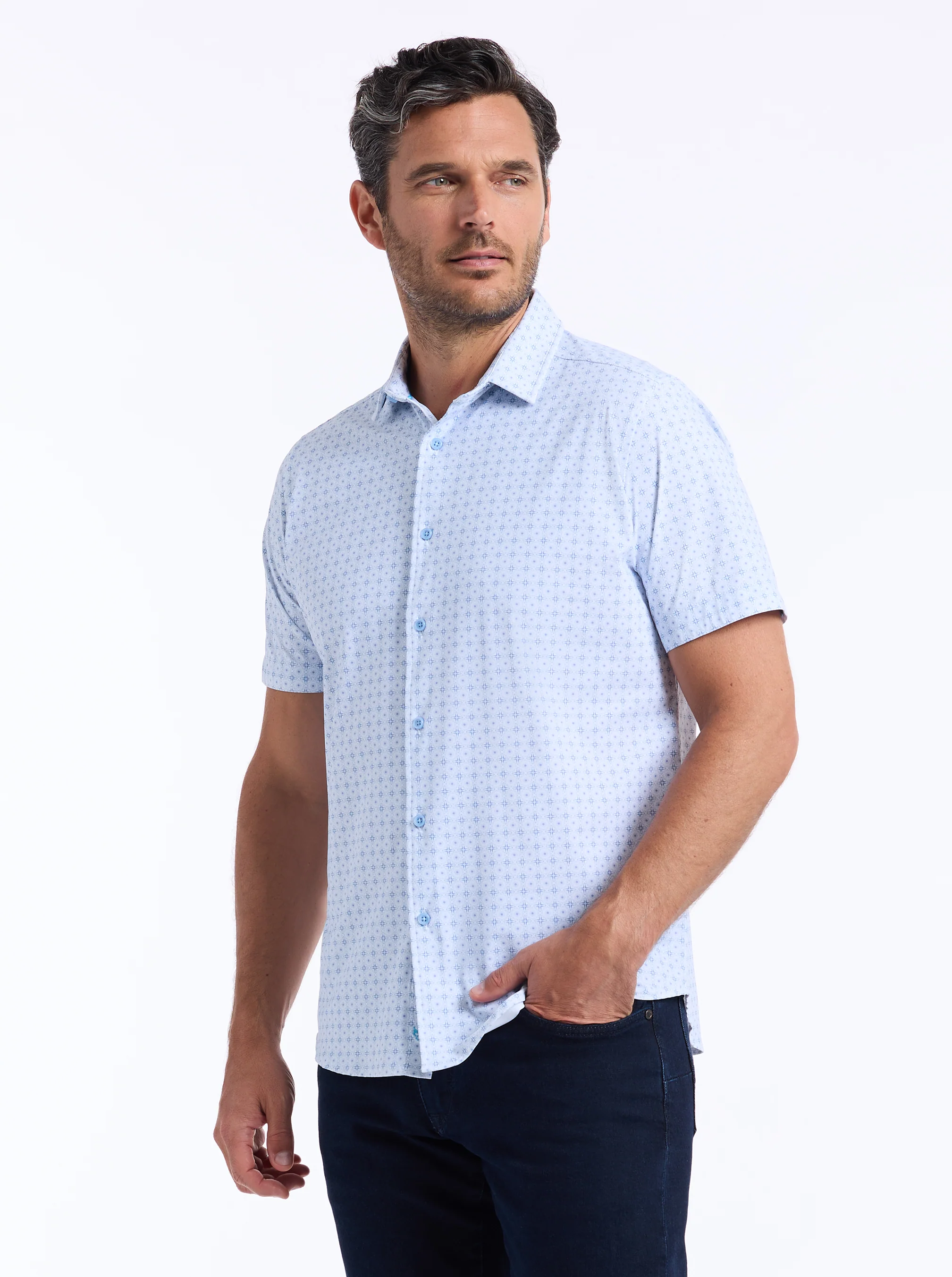 BROMPTON SHORT SLEEVE BUTTON DOWN SHIRT - Image 6