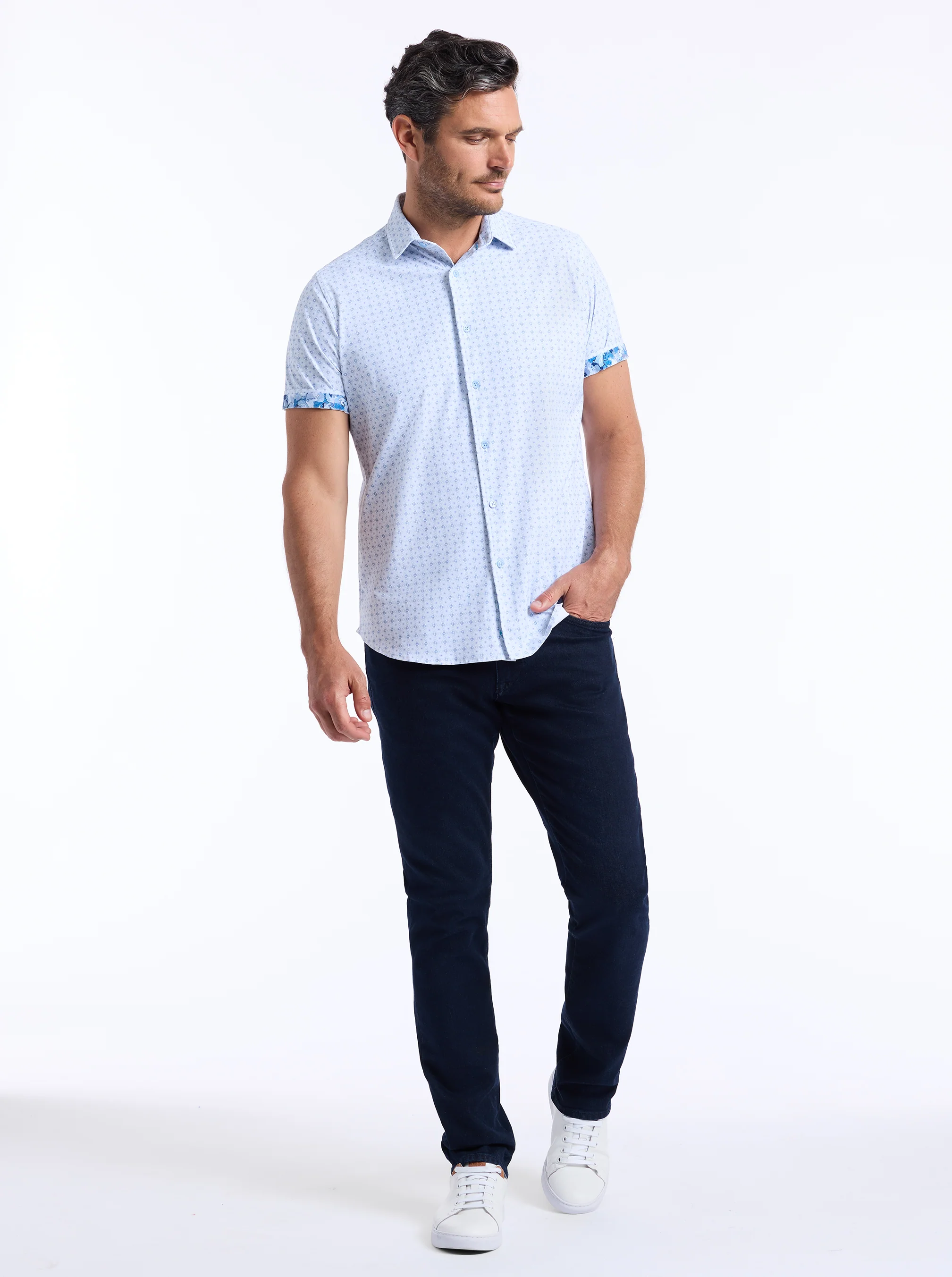 BROMPTON SHORT SLEEVE BUTTON DOWN SHIRT - Image 7