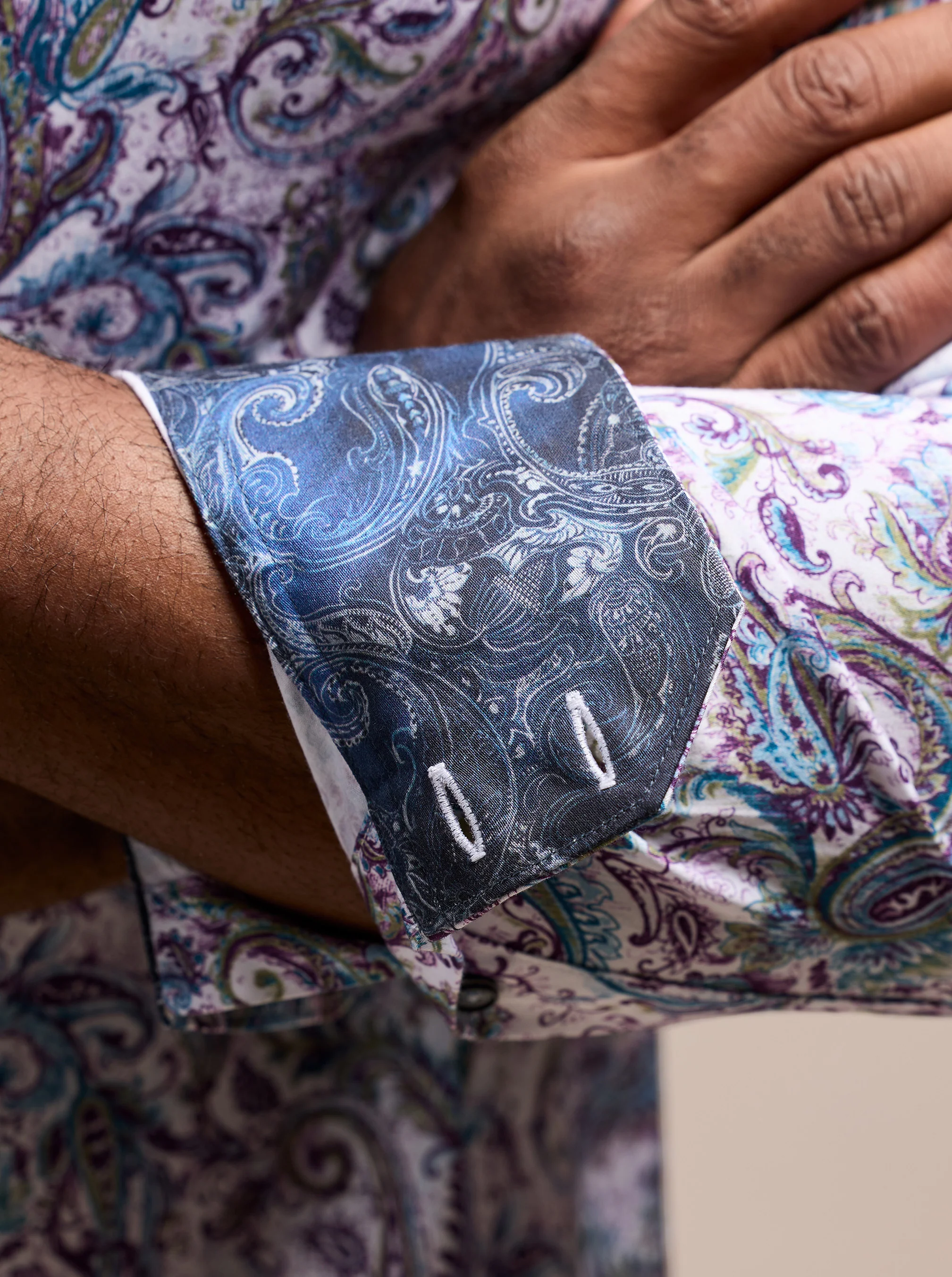 BUCKINGHAM LONG SLEEVE BUTTON DOWN SHIRT - Image 4