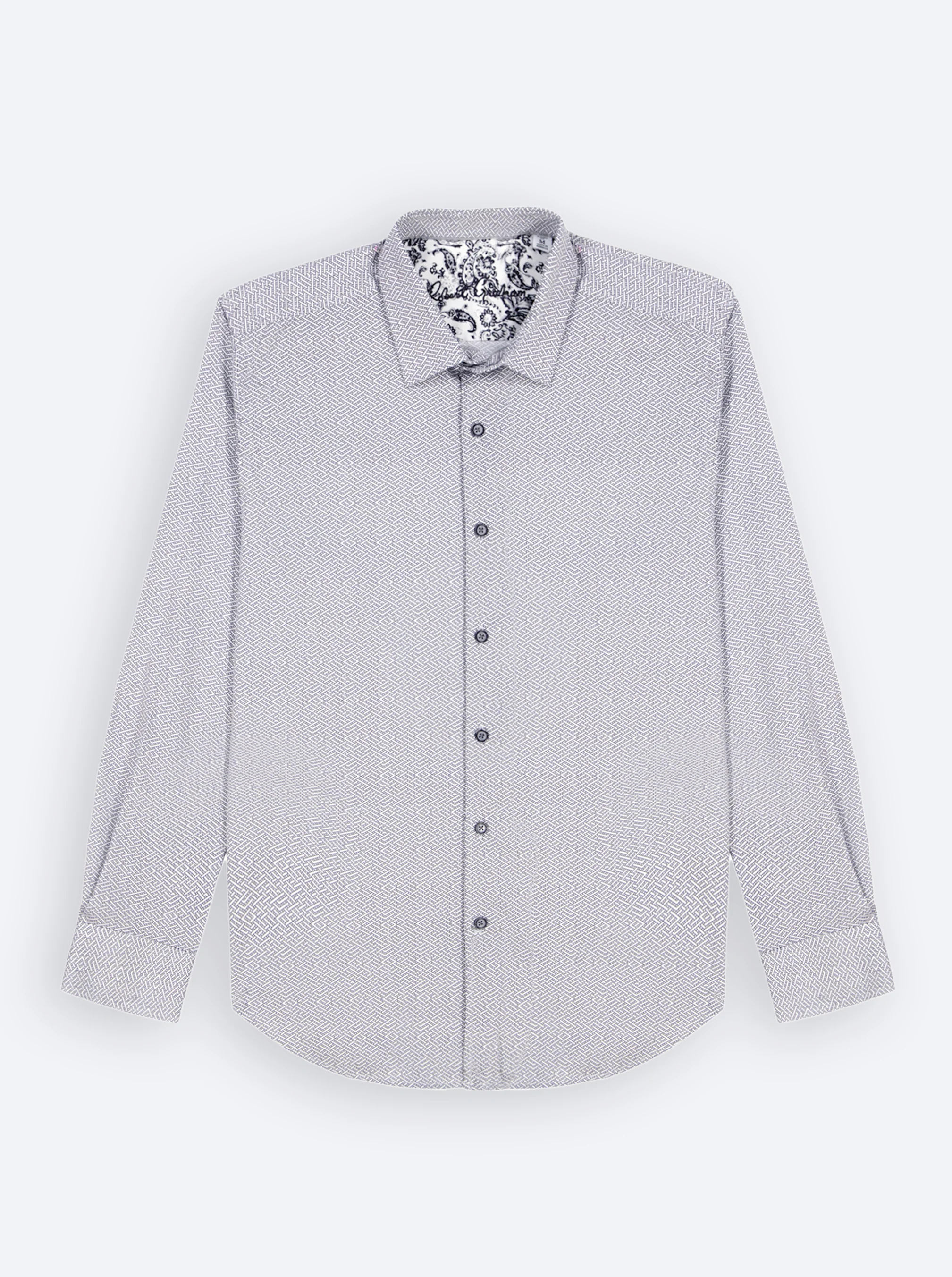 CHESLYN LONG SLEEVE BUTTON DOWN KNIT SHIRT