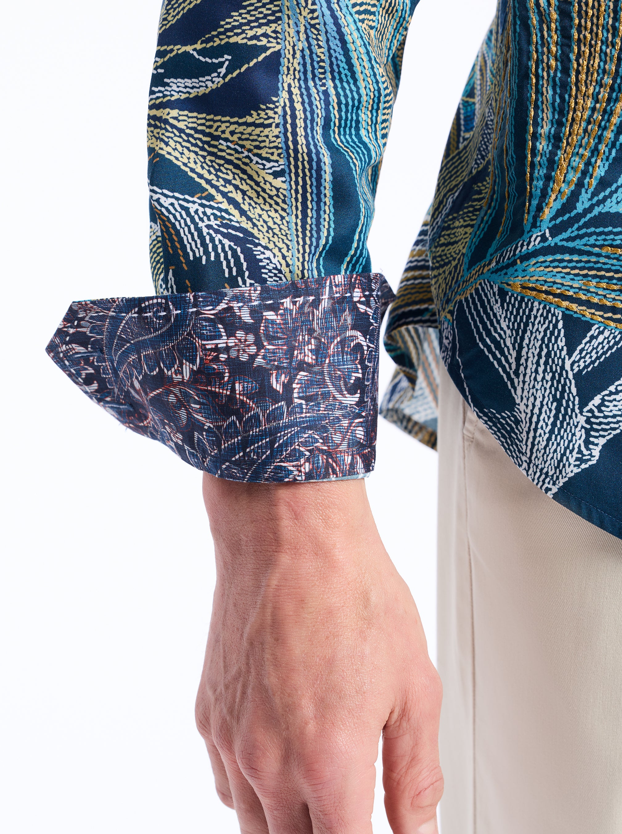 CHORRO LONG SLEEVE BUTTON DOWN SHIRT - Image 4
