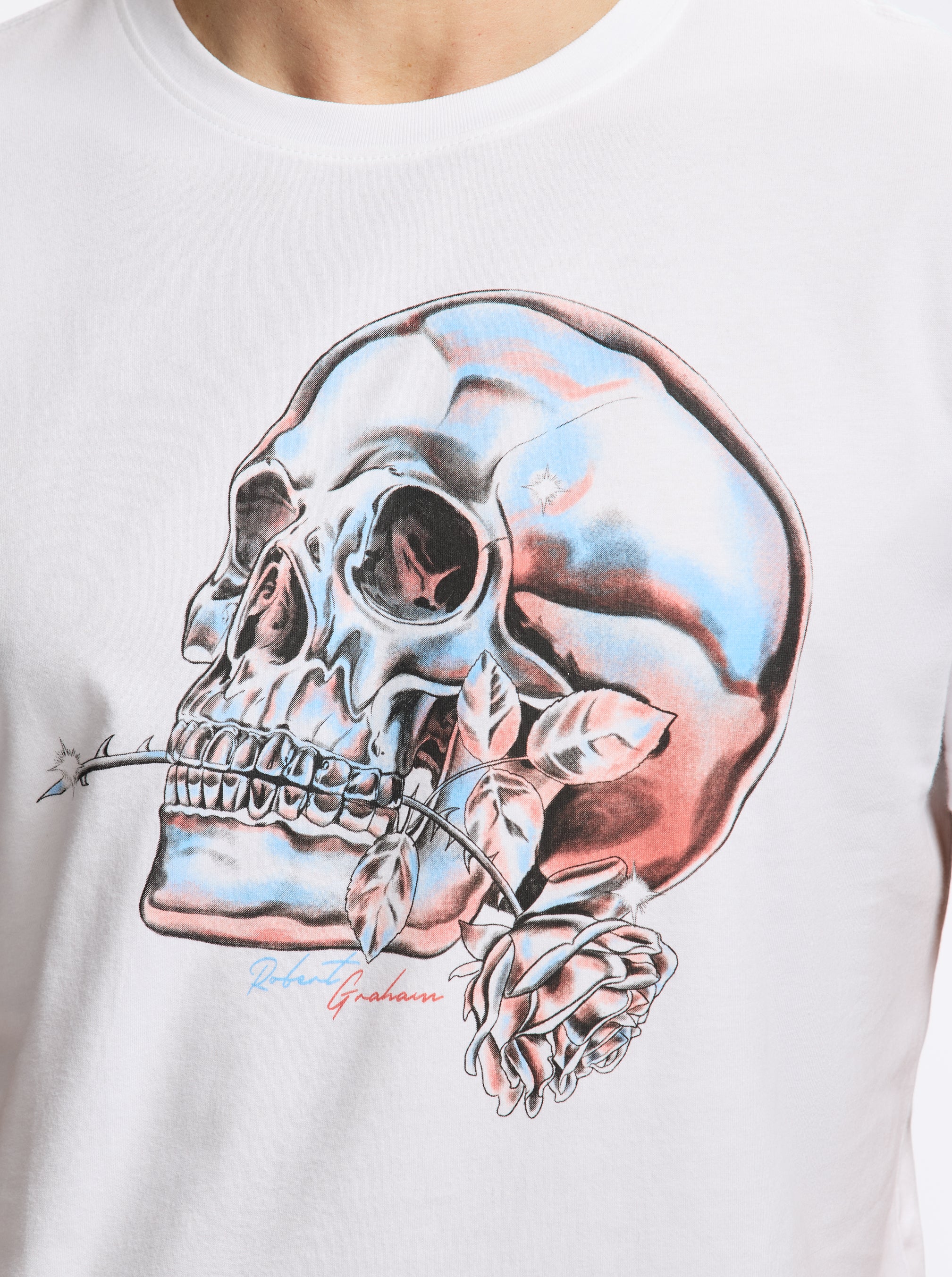CHROME SKULL SHORT SLEEVE T-SHIRT - Image 2