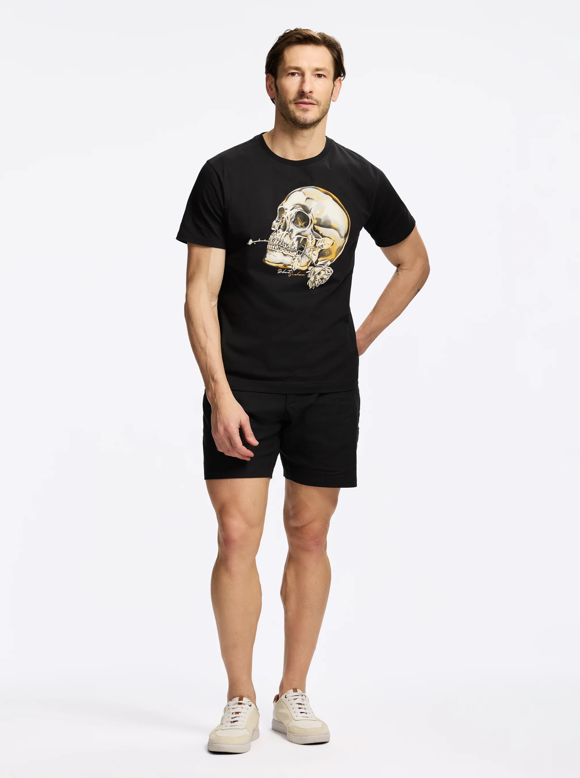 CHROME SKULL SHORT SLEEVE T-SHIRT - Image 5
