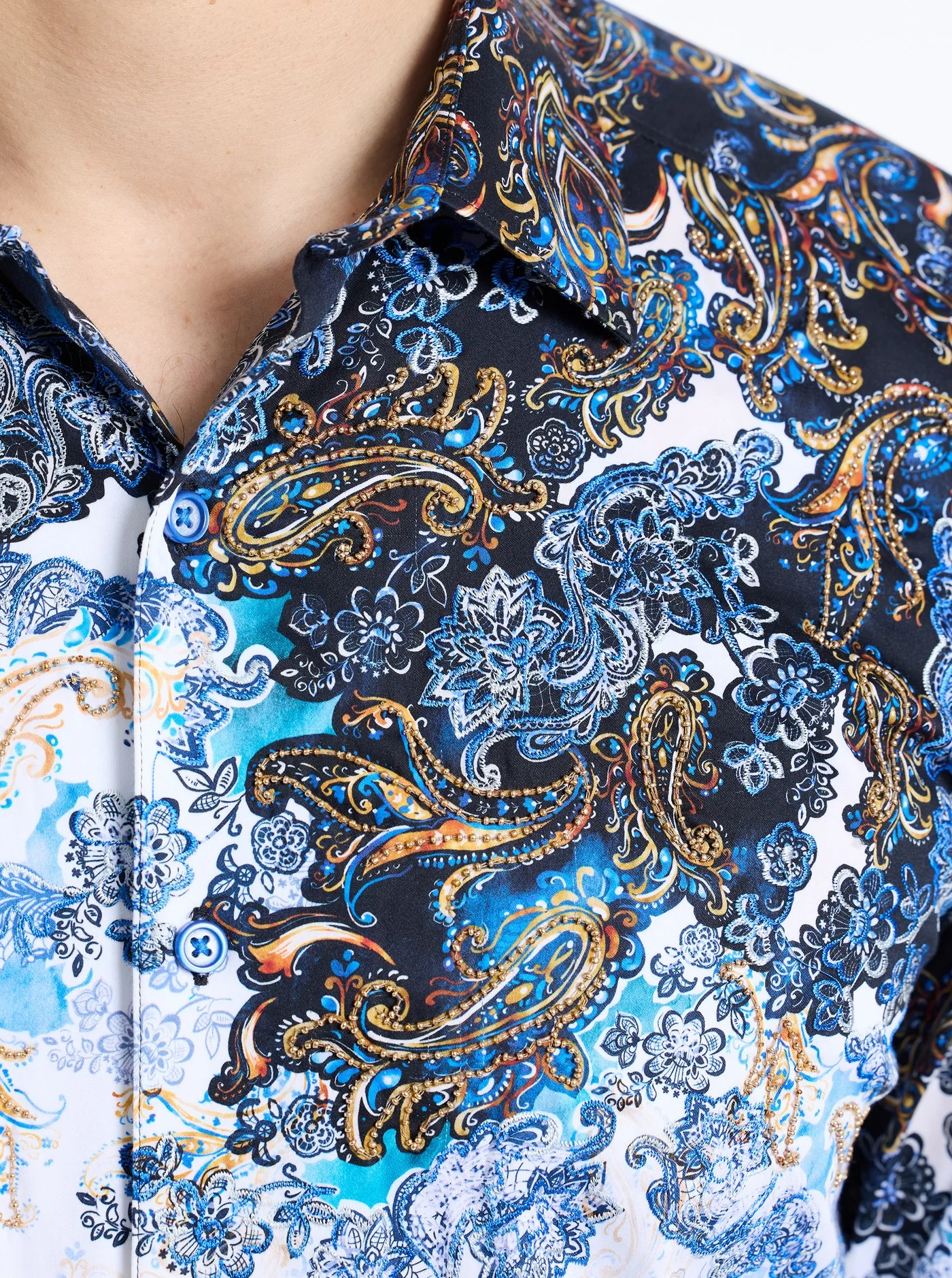 CLAPHAM LONG SLEEVE BUTTON DOWN SHIRT - Image 3