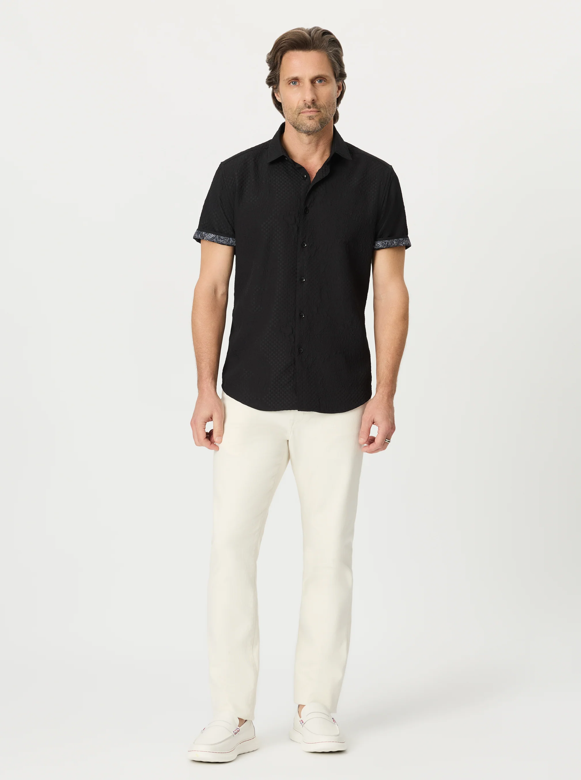 DEVONSHIRE SHORT SLEEVE BUTTON DOWN SHIRT - Image 4