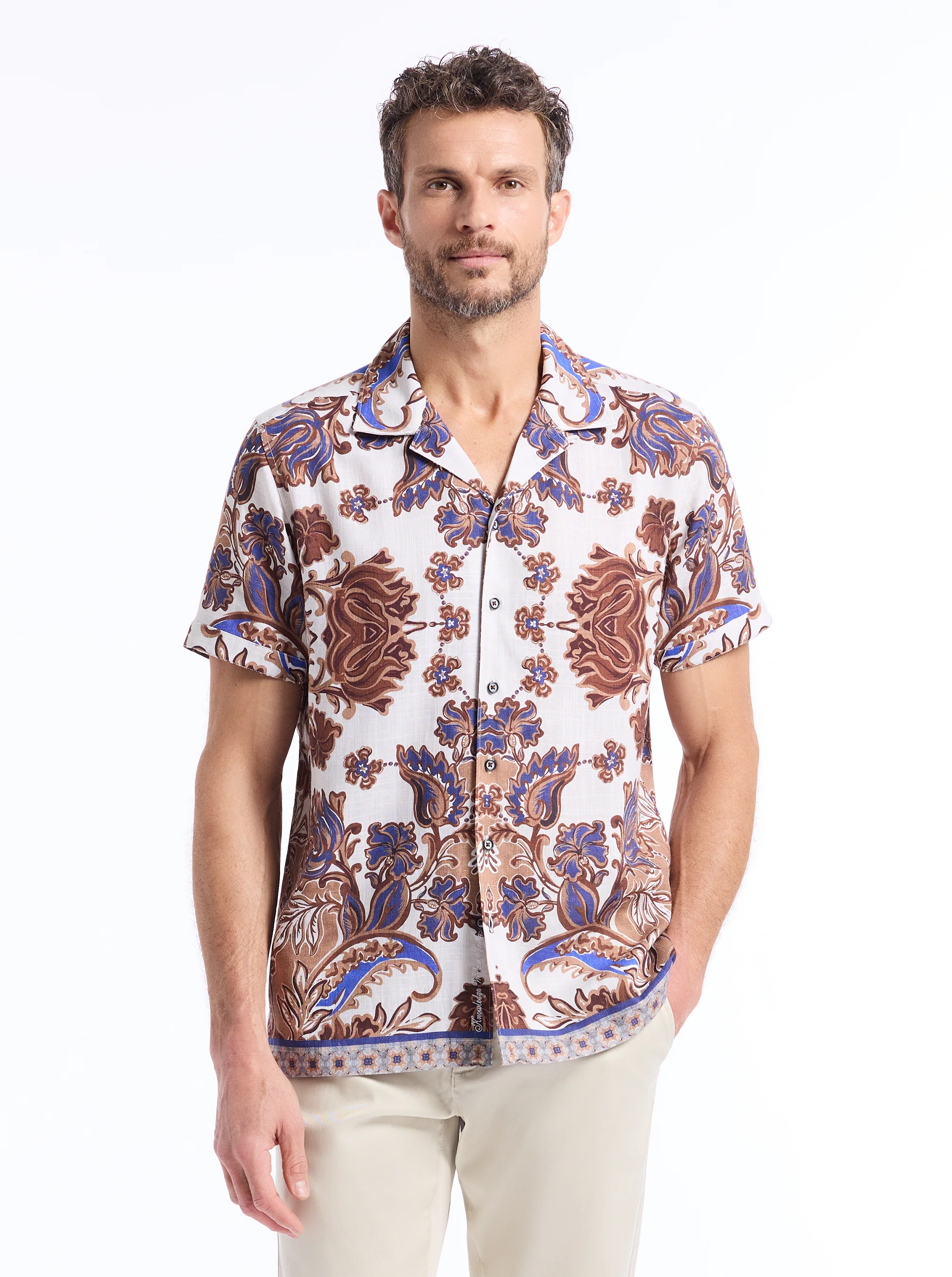 DUNBRIDGE SHORT SLEEVE BUTTON DOWN SHIRT - Image 2