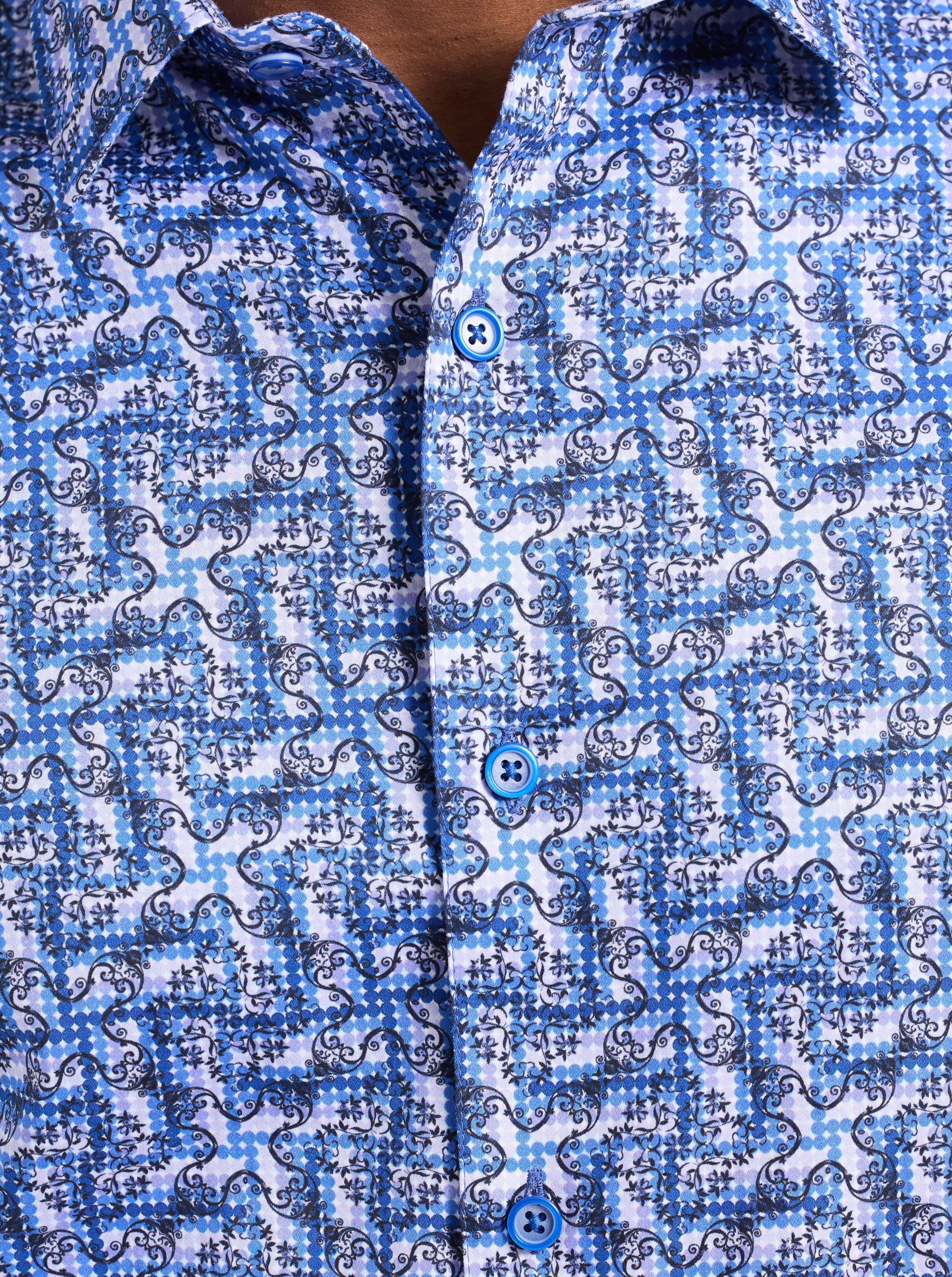 DYER SHORT SLEEVE BUTTON DOWN SHIRT - Image 2