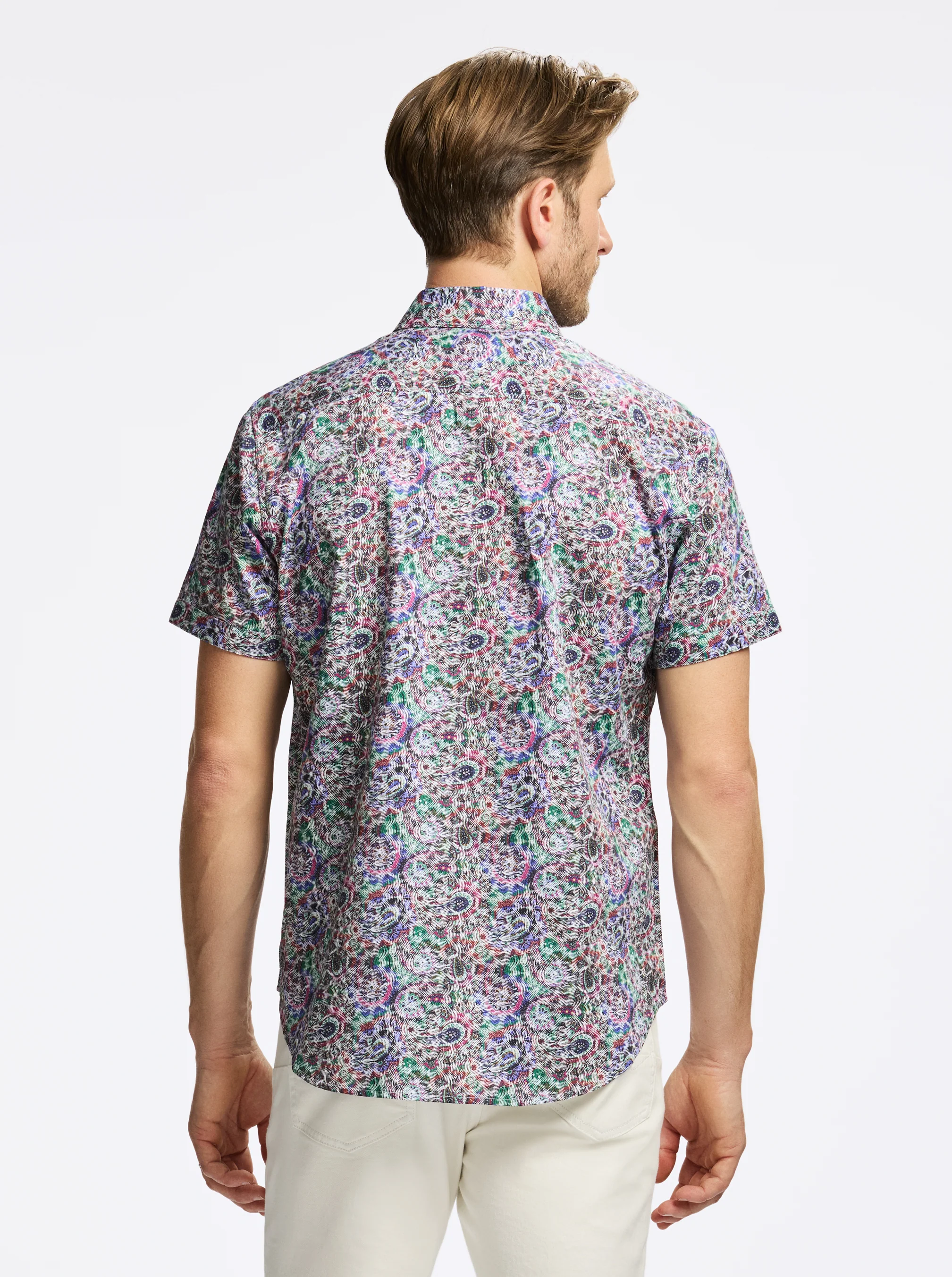 ELMORE SHORT SLEEVE BUTTON DOWN SHIRT - Image 4