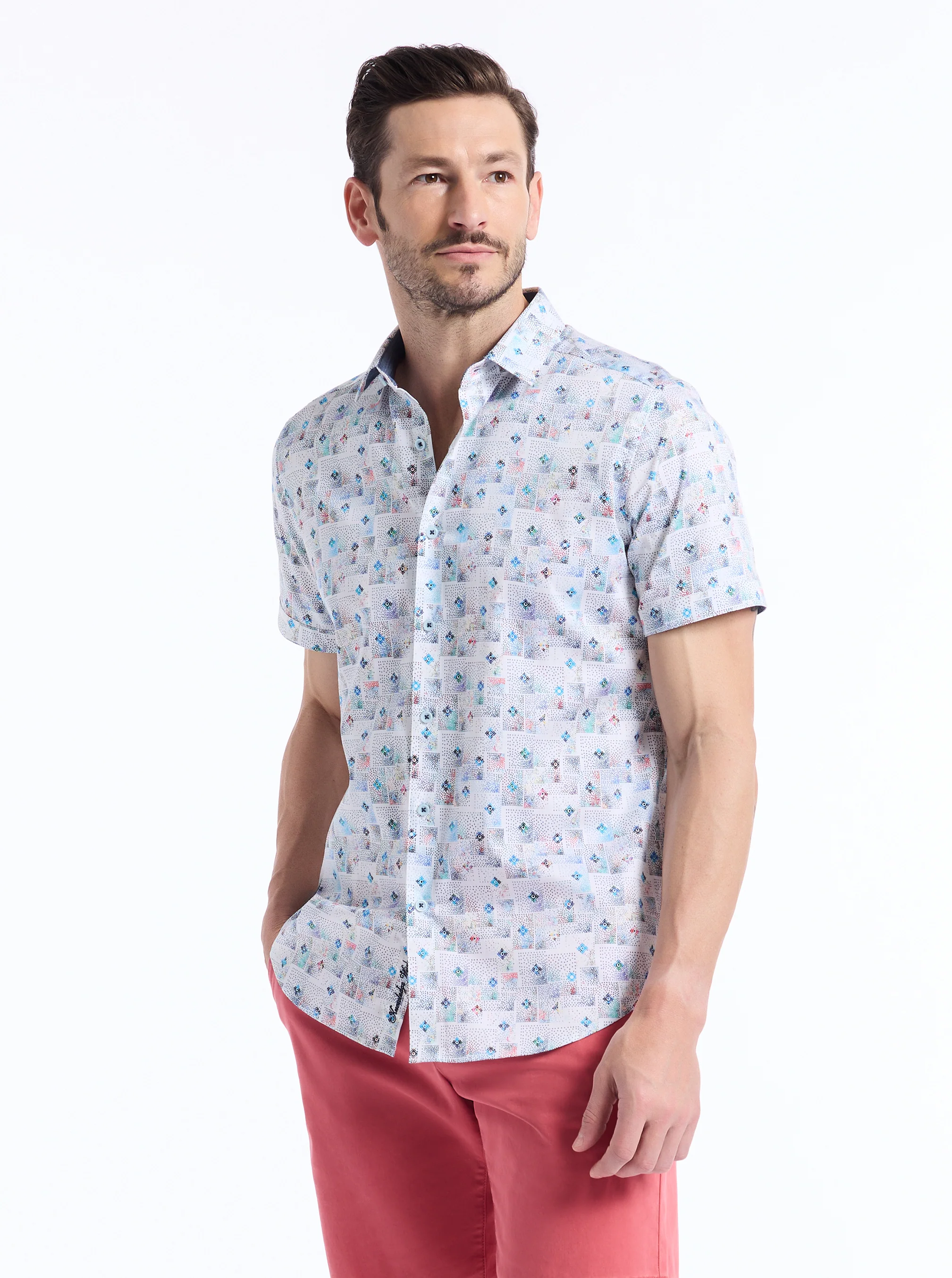 EMBARCADERO SHORT SLEEVE BUTTON DOWN SHIRT - Image 7