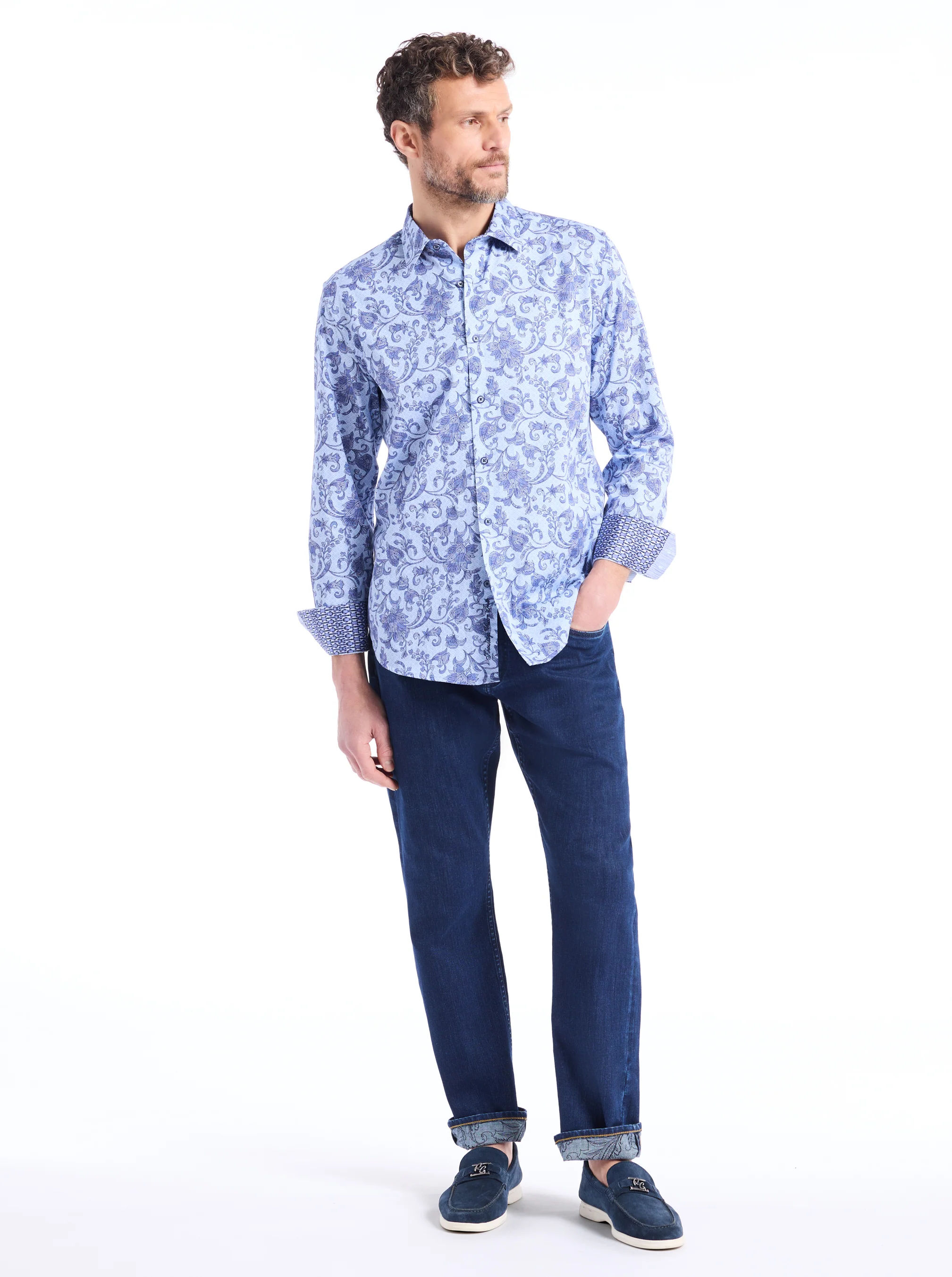 FARNDON LONG SLEEVE BUTTON DOWN SHIRT - Image 6