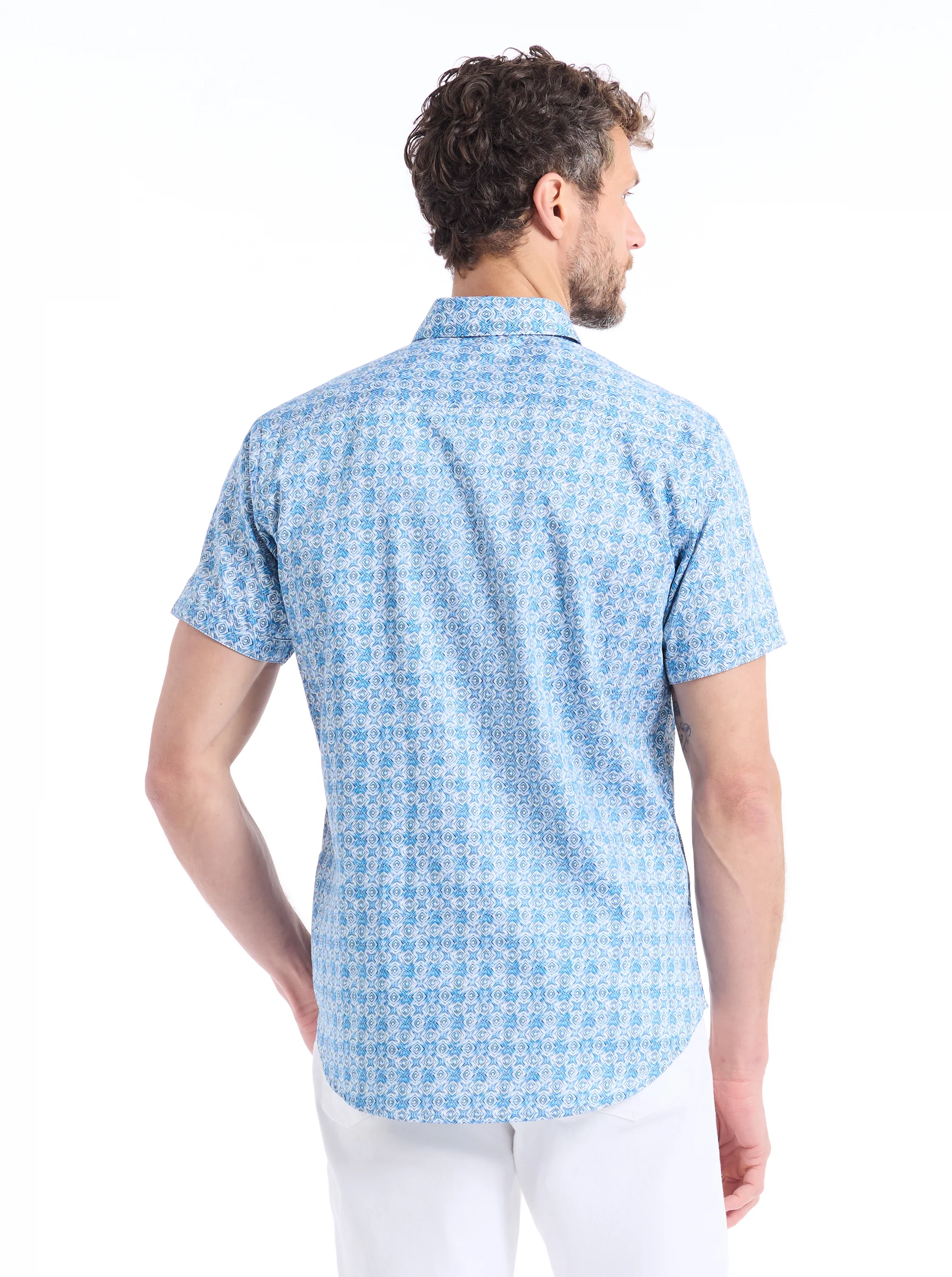 FORMBY SHORT SLEEVE BUTTON DOWN SHIRT - Image 4