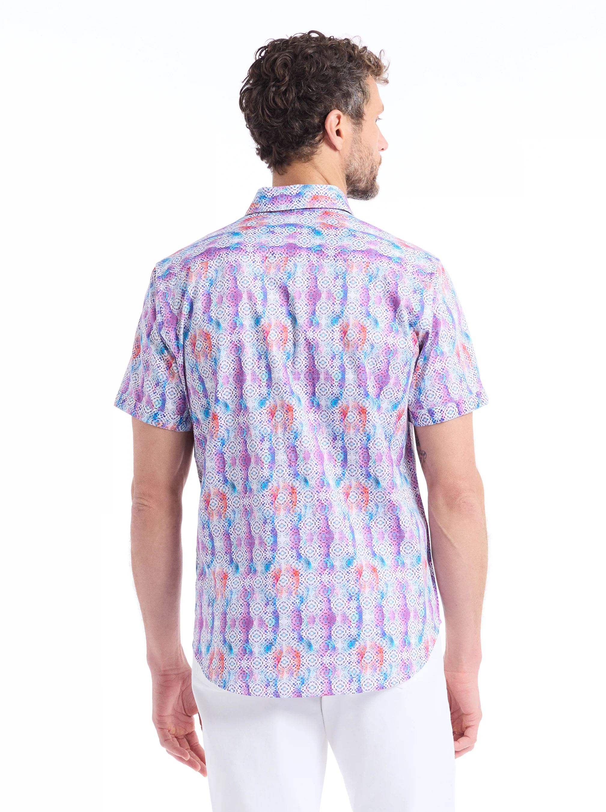 FRAWLEY SHORT SLEEVE BUTTON DOWN SHIRT - Image 4
