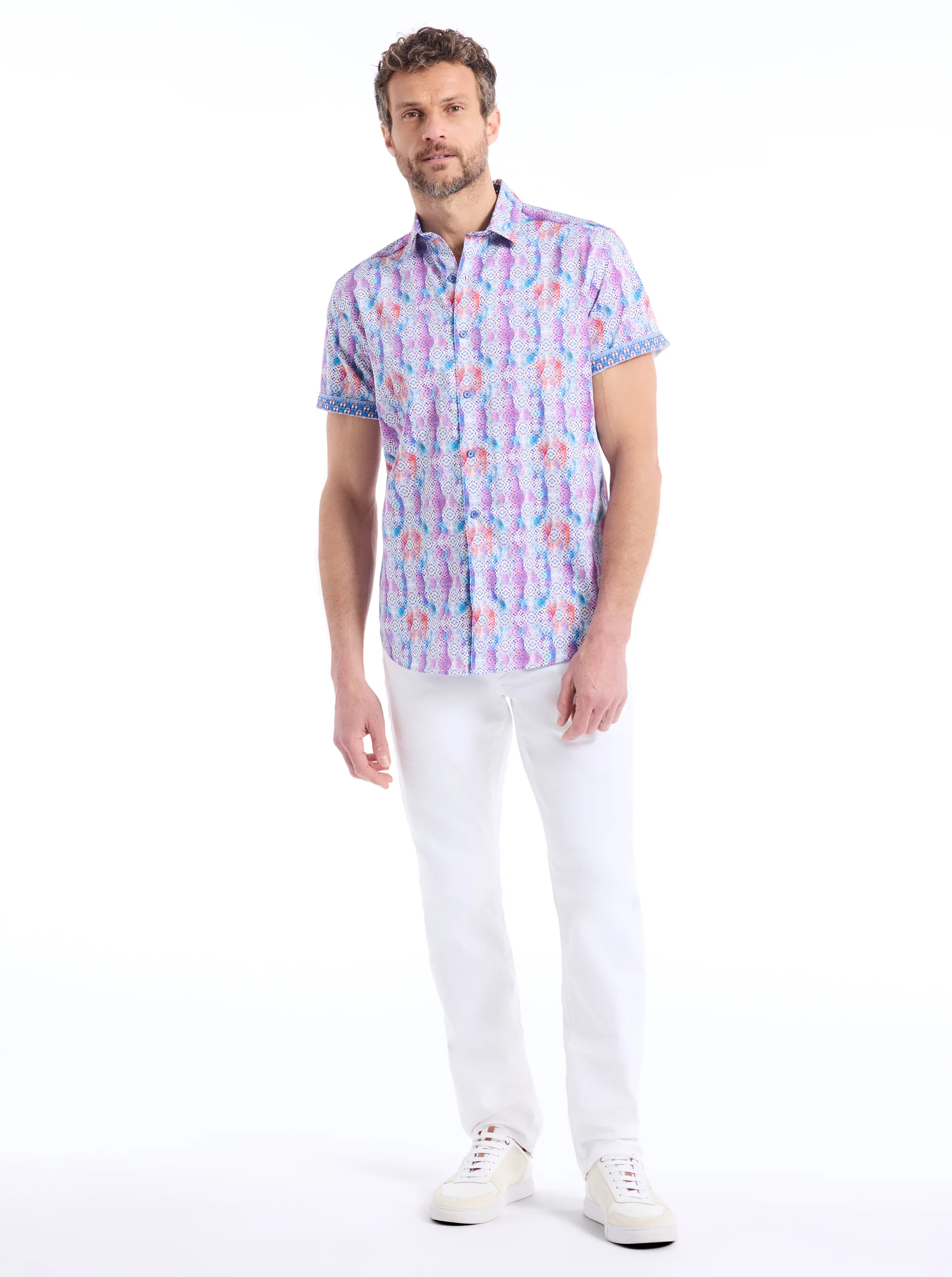 FRAWLEY SHORT SLEEVE BUTTON DOWN SHIRT - Image 6