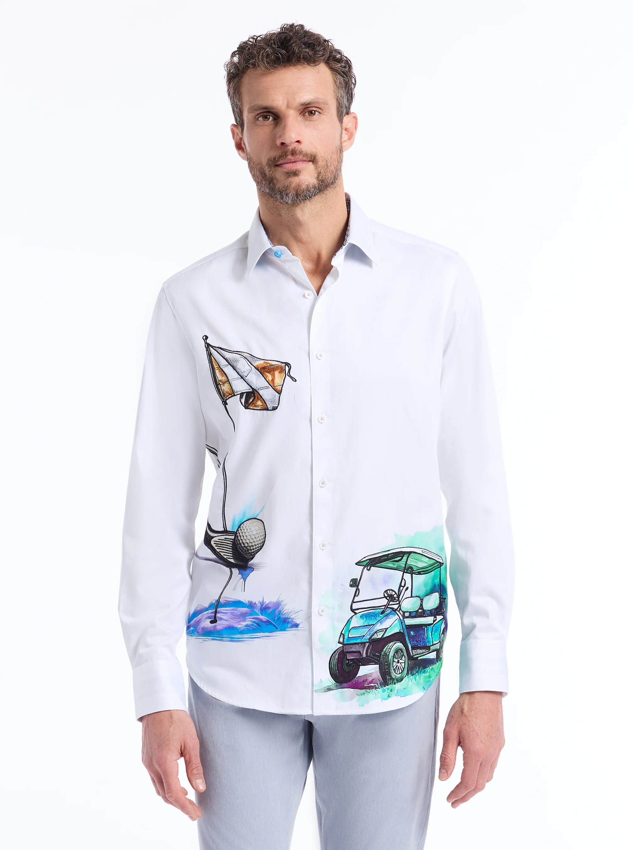 GENESIS LONG SLEEVE BUTTON DOWN SHIRT - Image 3