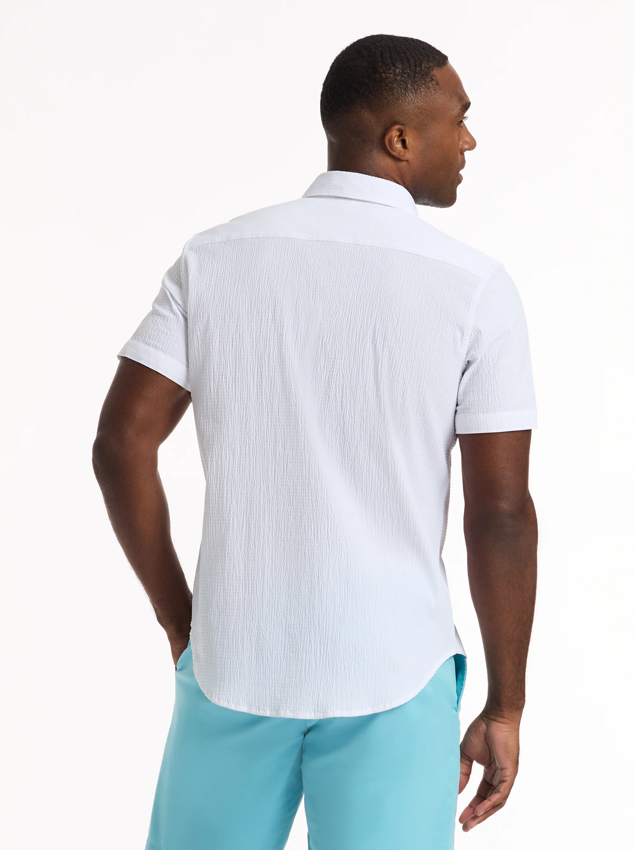 HARBOR SHORT SLEEVE BUTTON DOWN SHIRT - Image 2