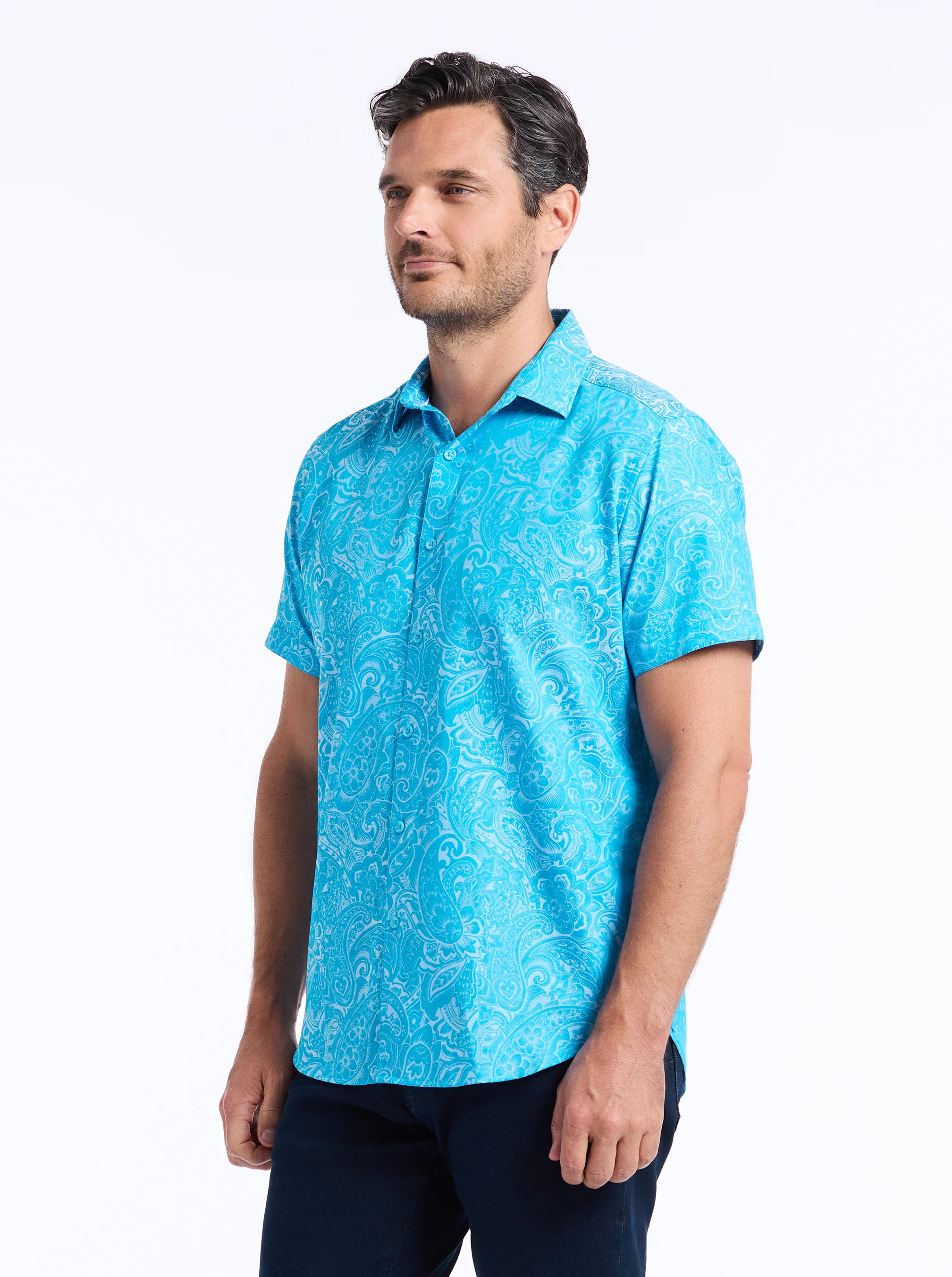 HUDSON SHORT SLEEVE BUTTON DOWN SHIRT - Image 6