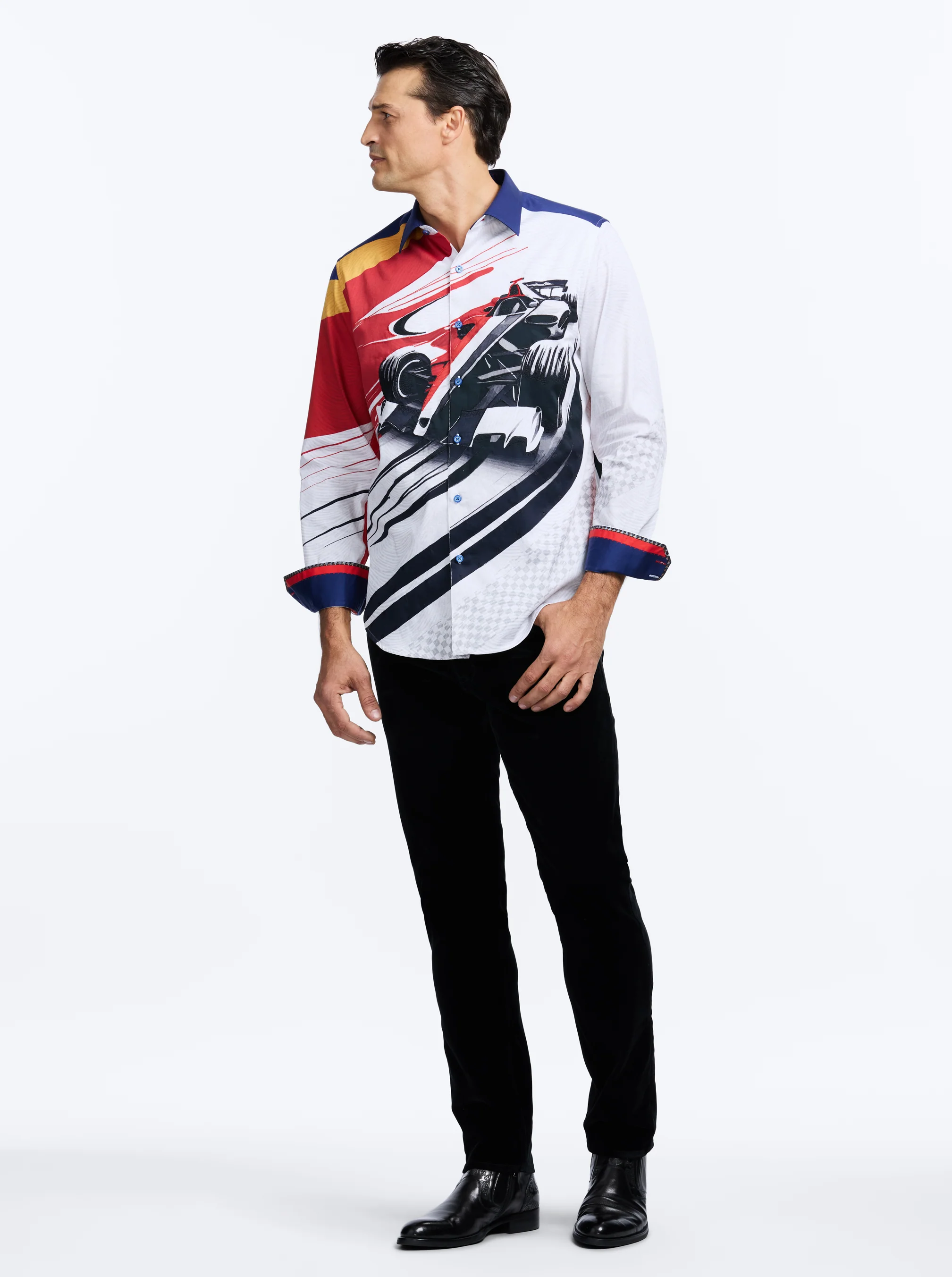 IN THE LEAD LONG SLEEVE BUTTON DOWN SHIRT - Image 6