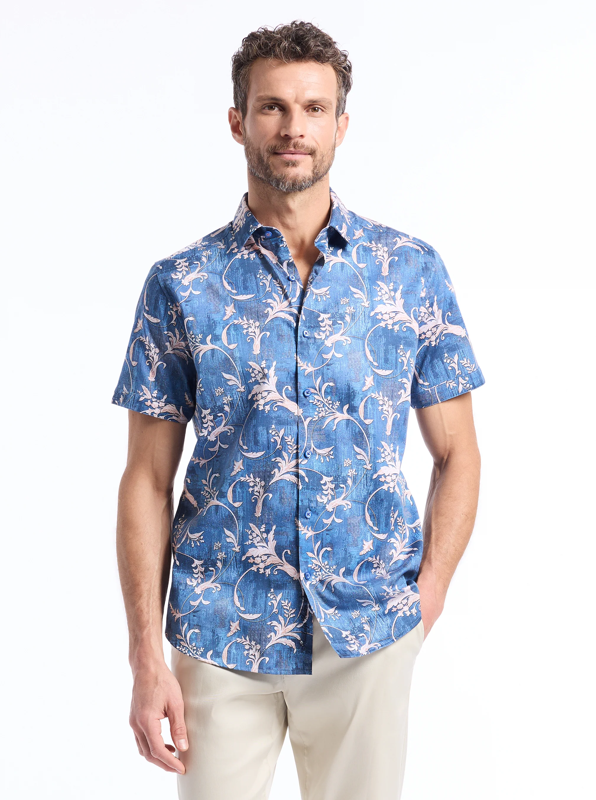 JUNIPERO SHORT SLEEVE BUTTON DOWN SHIRT BIG - Image 2