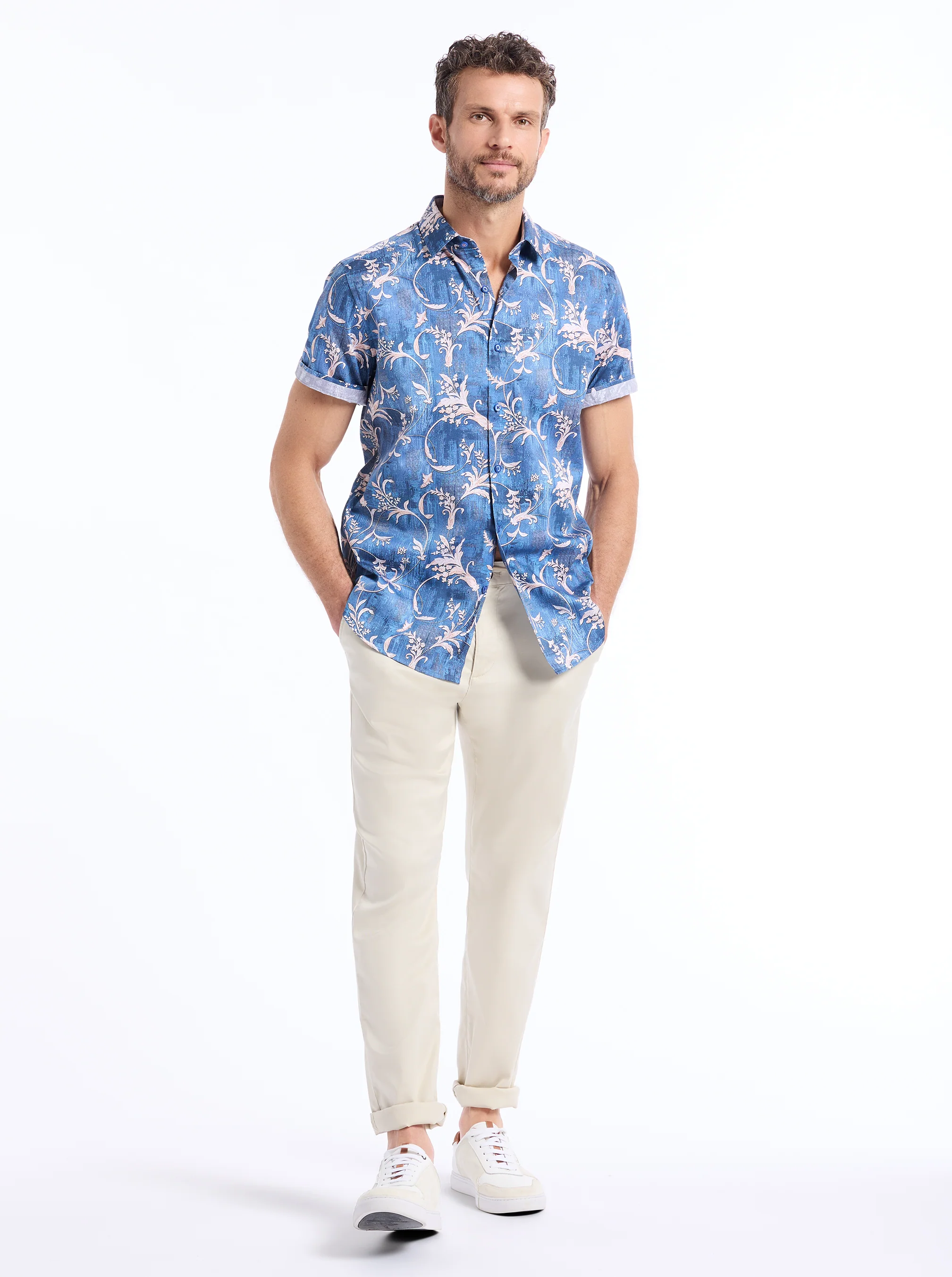 JUNIPERO SHORT SLEEVE BUTTON DOWN SHIRT TALL - Image 8
