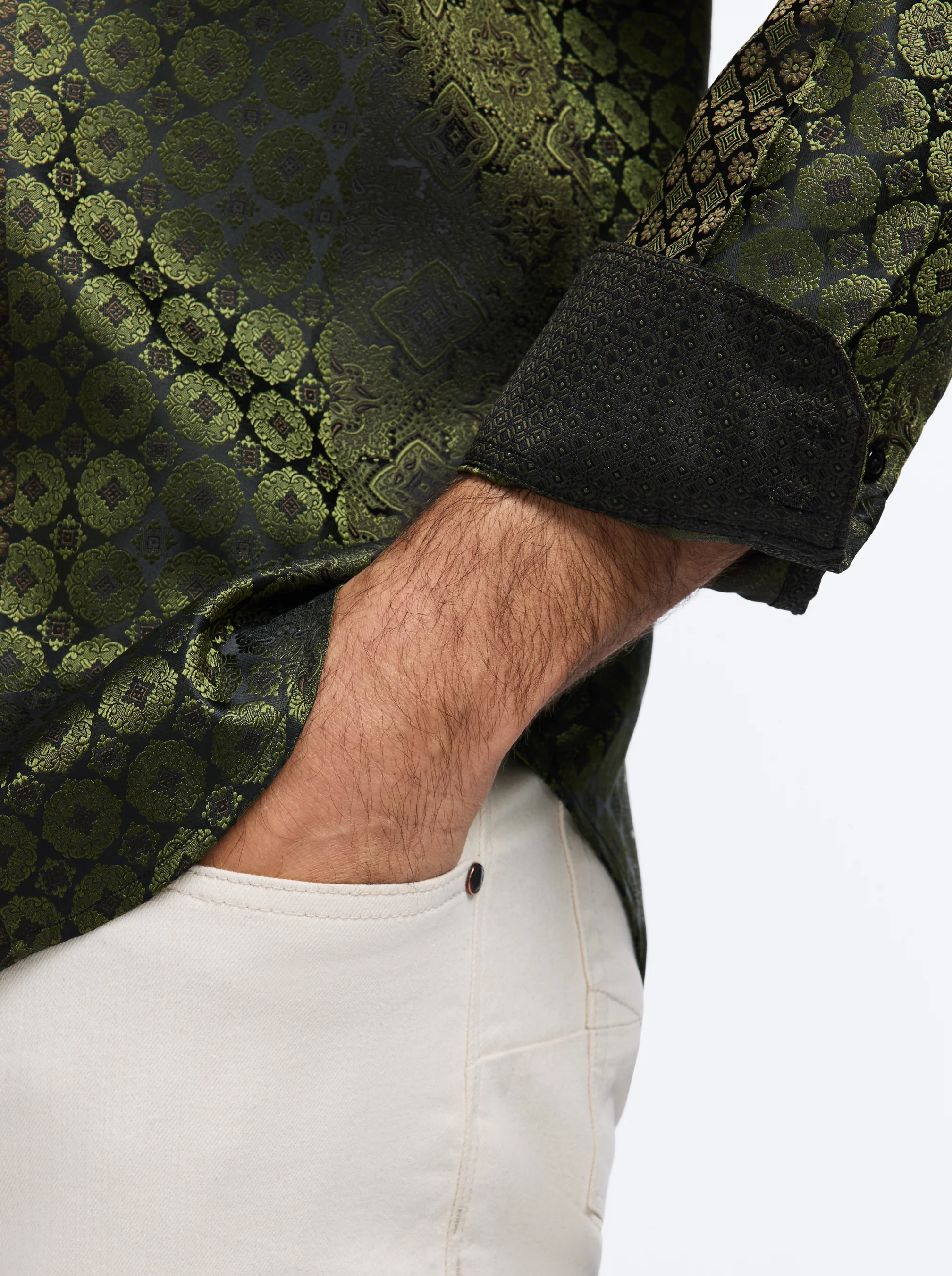 LIMITED EDITION NOBLE TOUCH LONG SLEEVE BUTTON DOWN SHIRT - Image 3