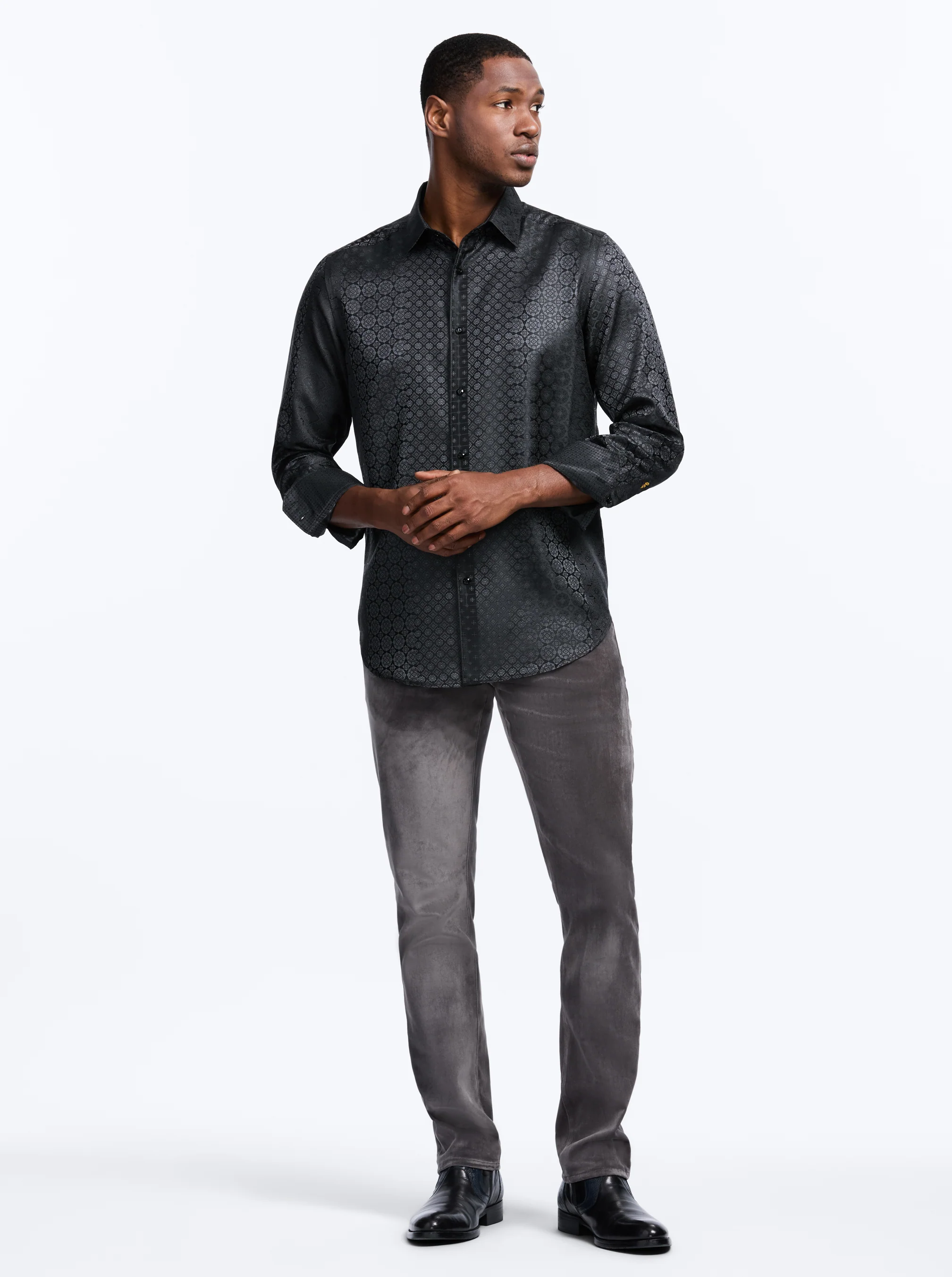 LIMITED EDITION NOBLE TOUCH LONG SLEEVE BUTTON DOWN SHIRT - Image 6