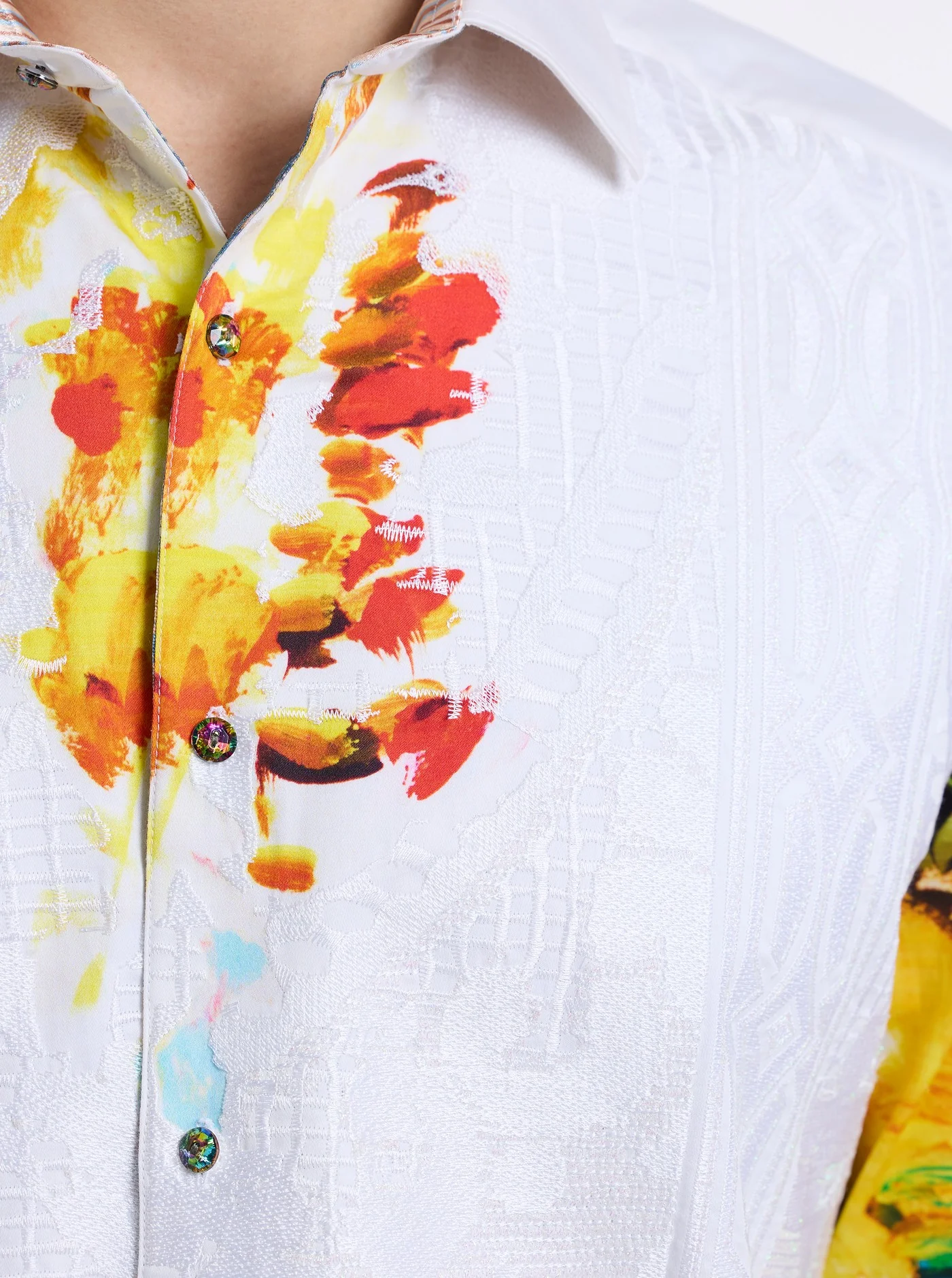 LIMITED EDITION PALETTE ROYAL LONG SLEEVE BUTTON DOWN SHIRT - Image 7