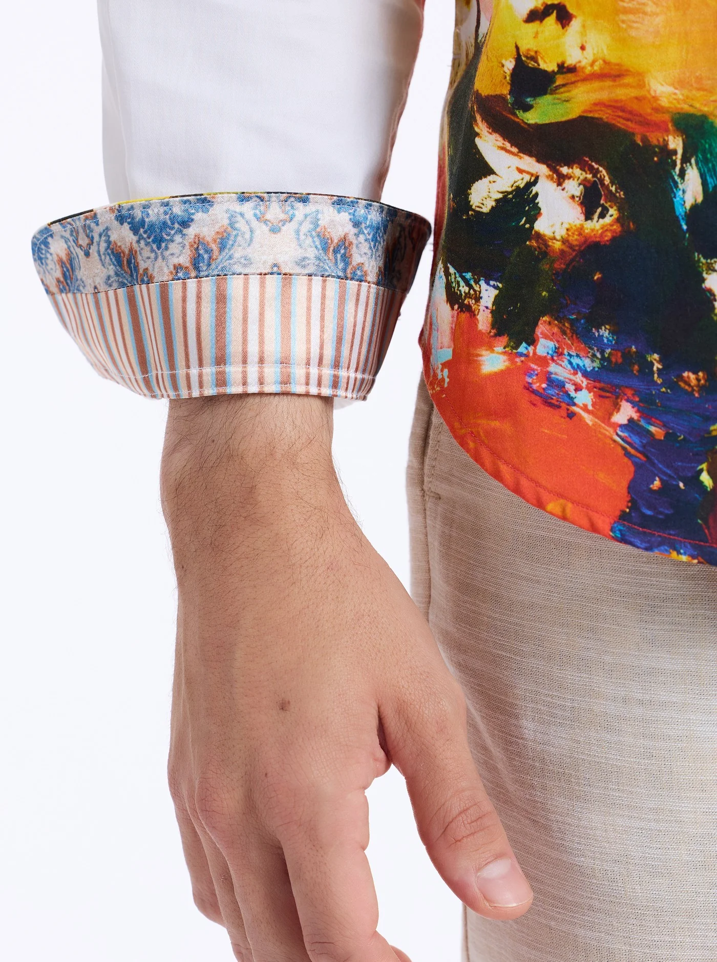 LIMITED EDITION PALETTE ROYAL LONG SLEEVE BUTTON DOWN SHIRT - Image 8