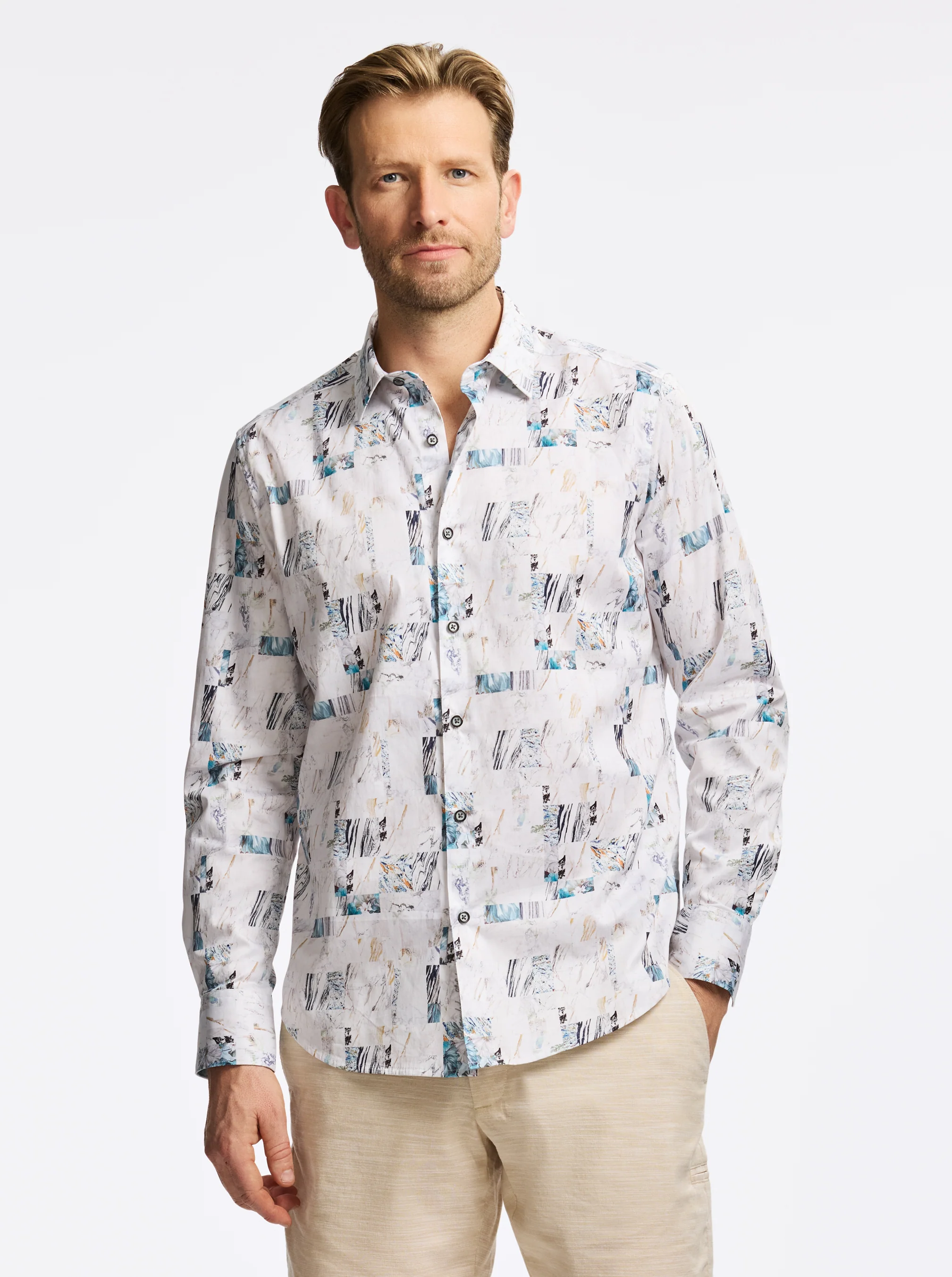 LISMORE LONG SLEEVE BUTTON DOWN SHIRT