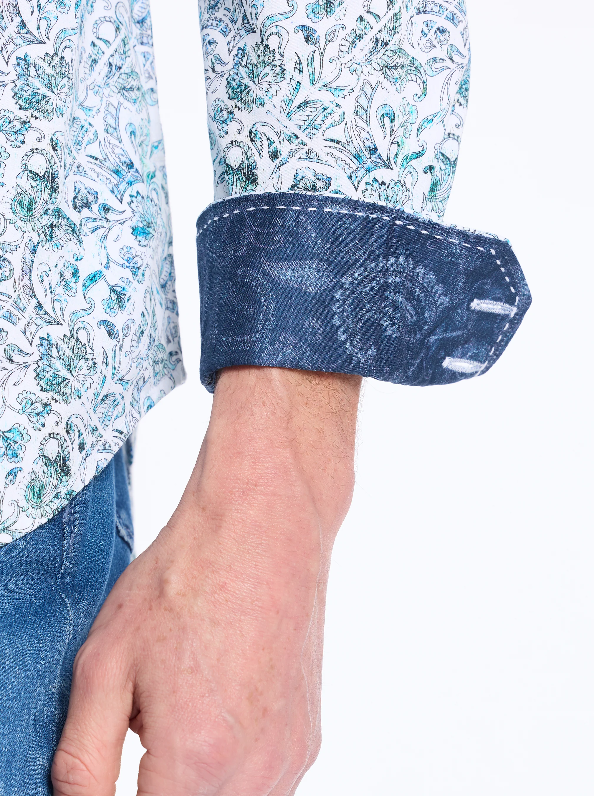 LOCUST LONG SLEEVE BUTTON DOWN SHIRT - Image 2