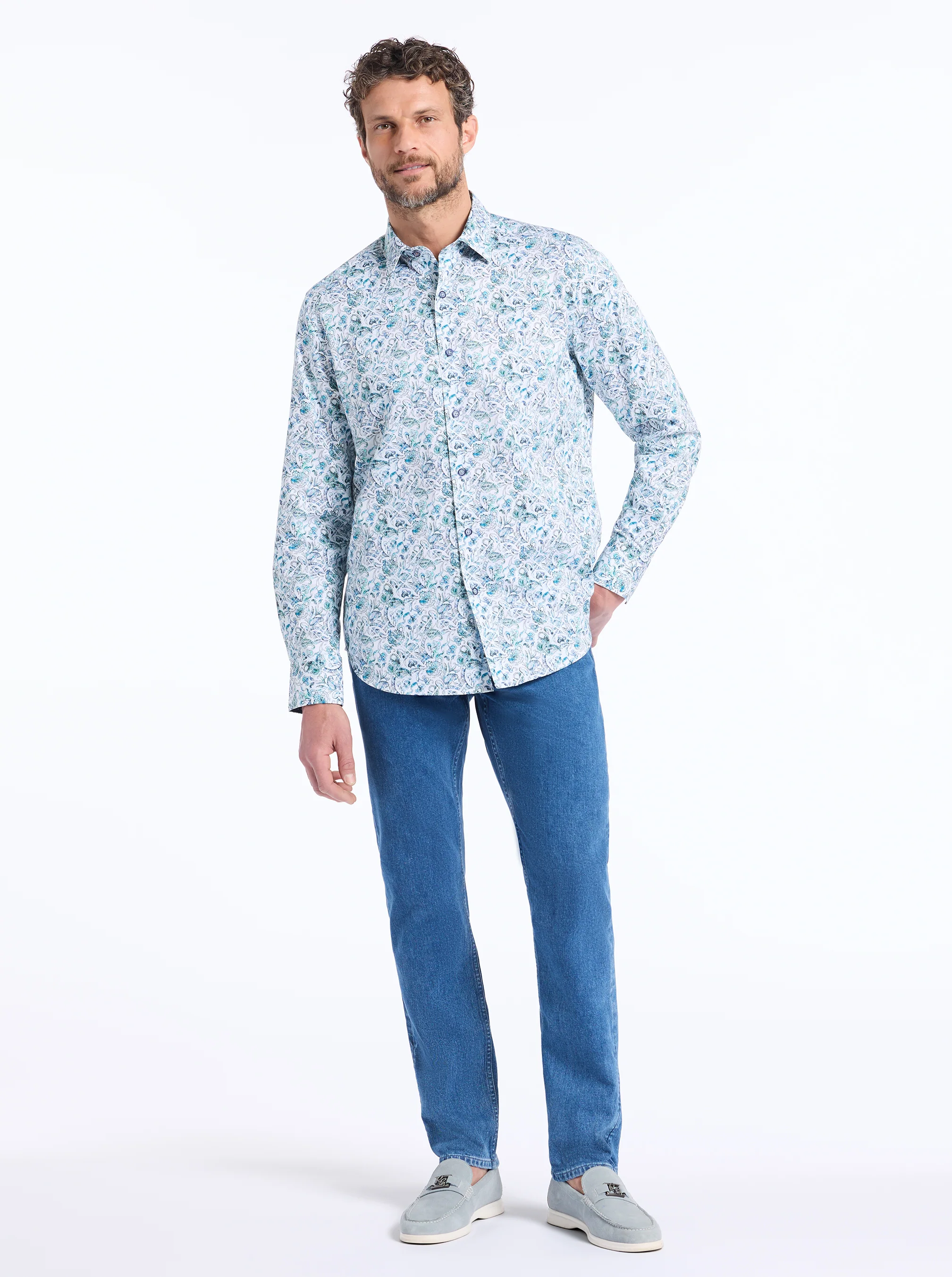 LOCUST LONG SLEEVE BUTTON DOWN SHIRT - Image 5