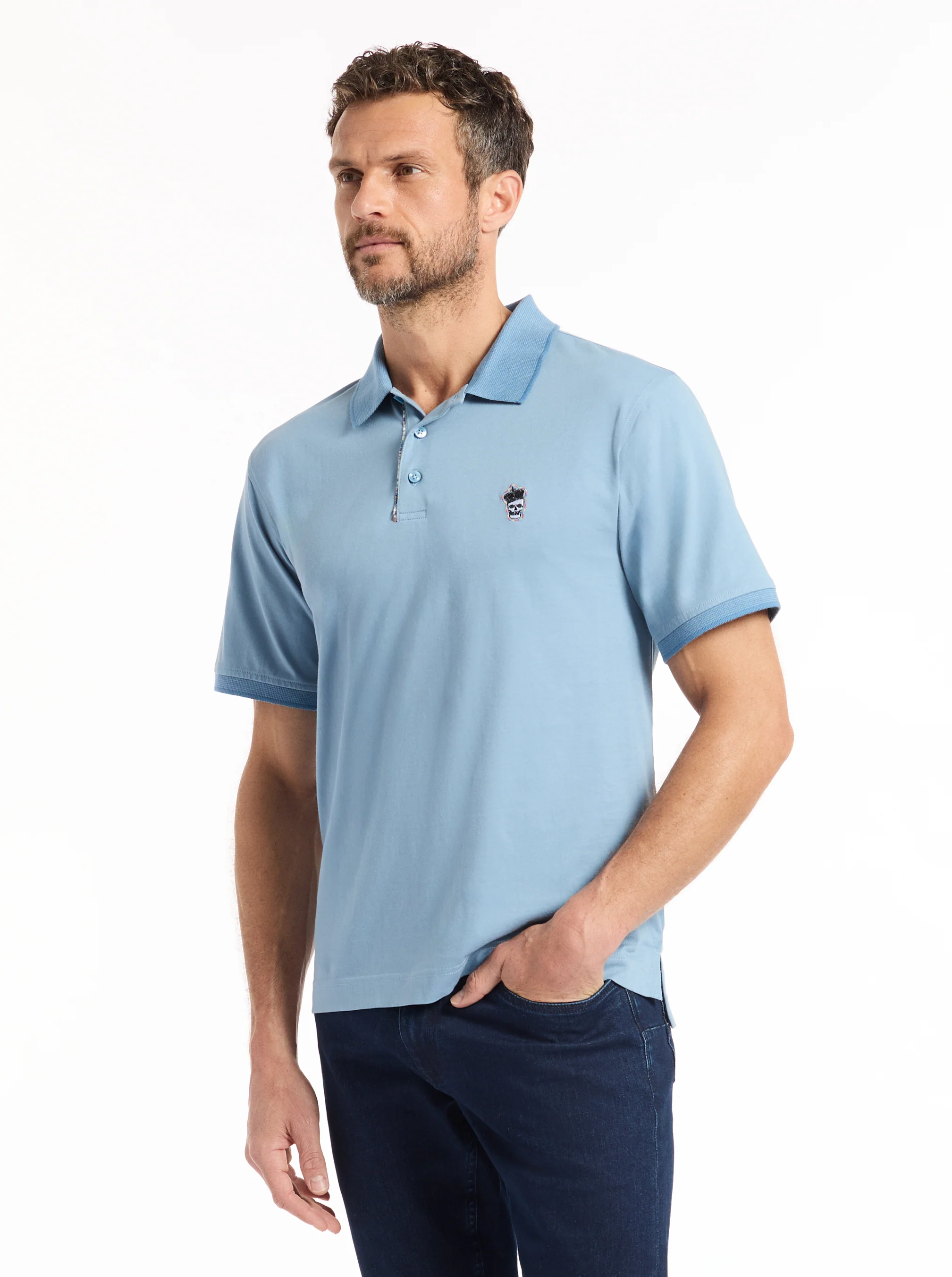 LUCIFER SHORT SLEEVE POLO - Image 5