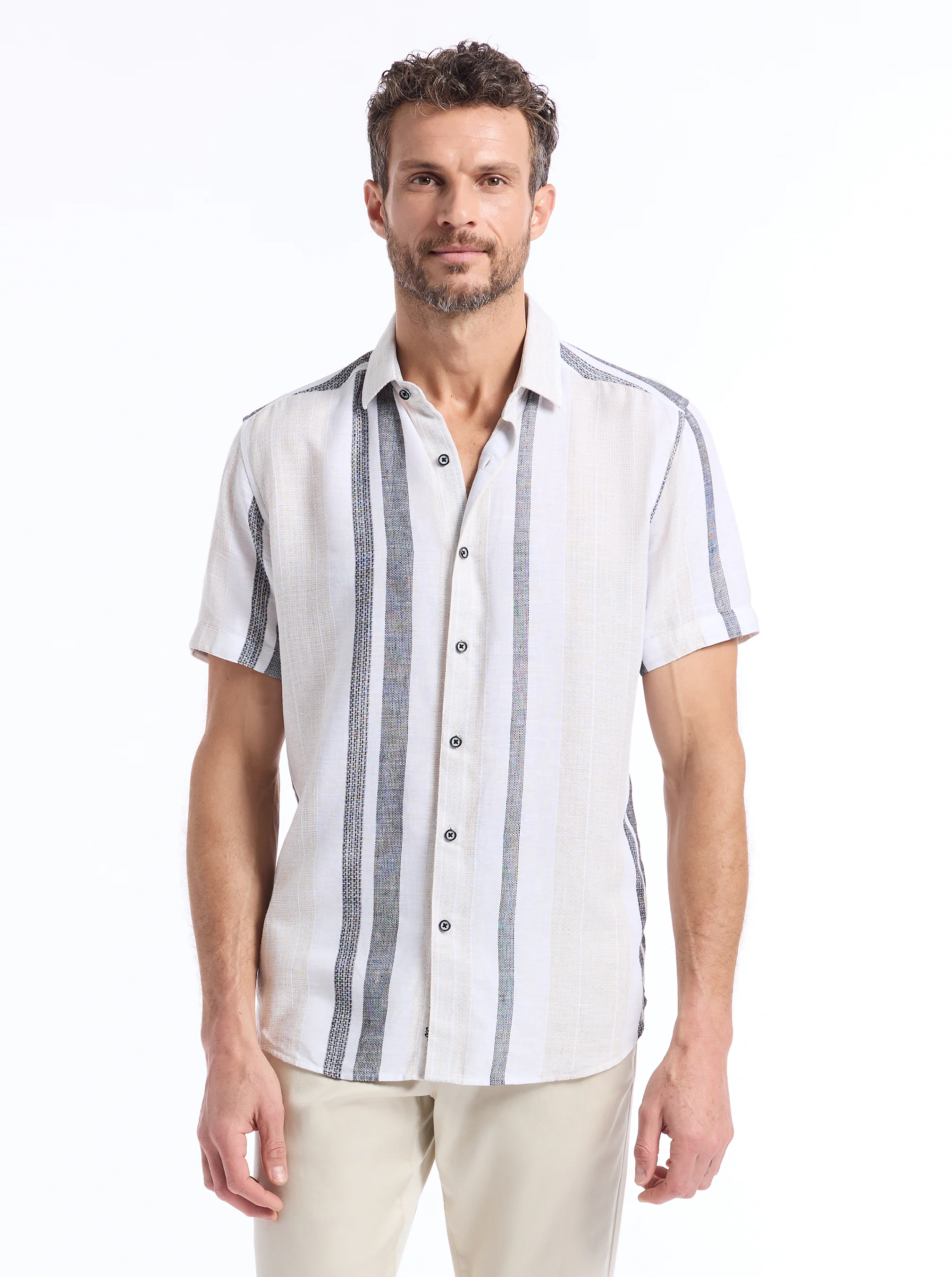 MAKAI SHORT SLEEVE BUTTON DOWN SHIRT - Image 2