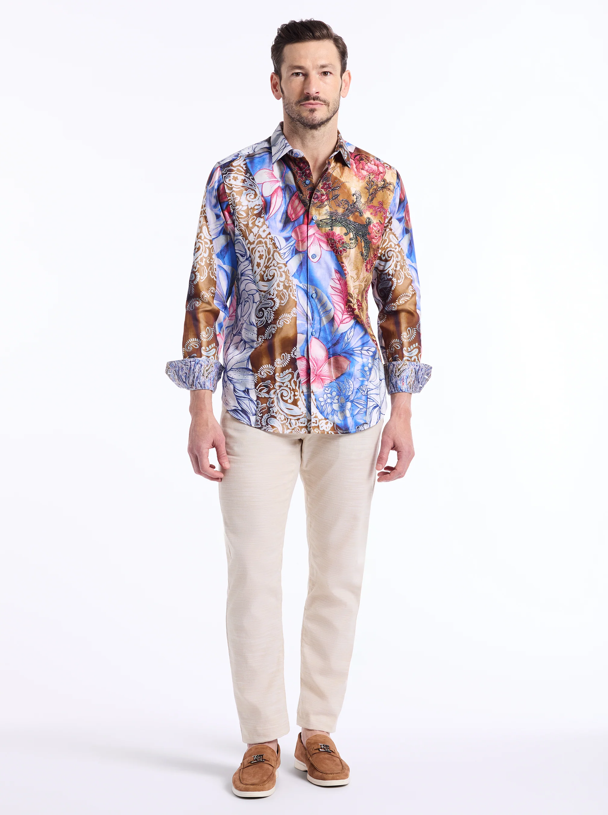 MENDIBURU LONG SLEEVE BUTTON DOWN SHIRT - Image 8