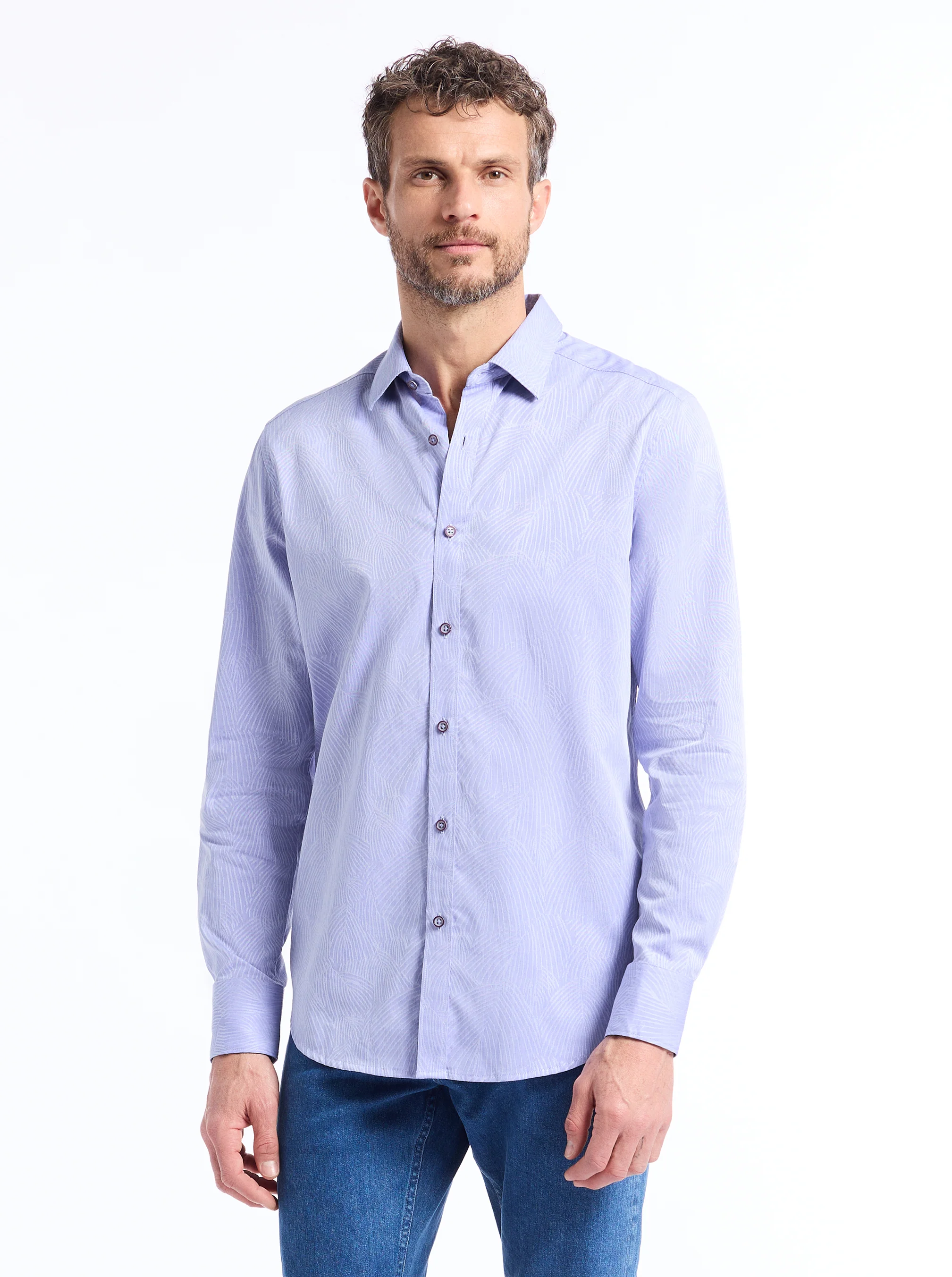 MIRAMAR LONG SLEEVE BUTTON DOWN SHIRT - Image 2