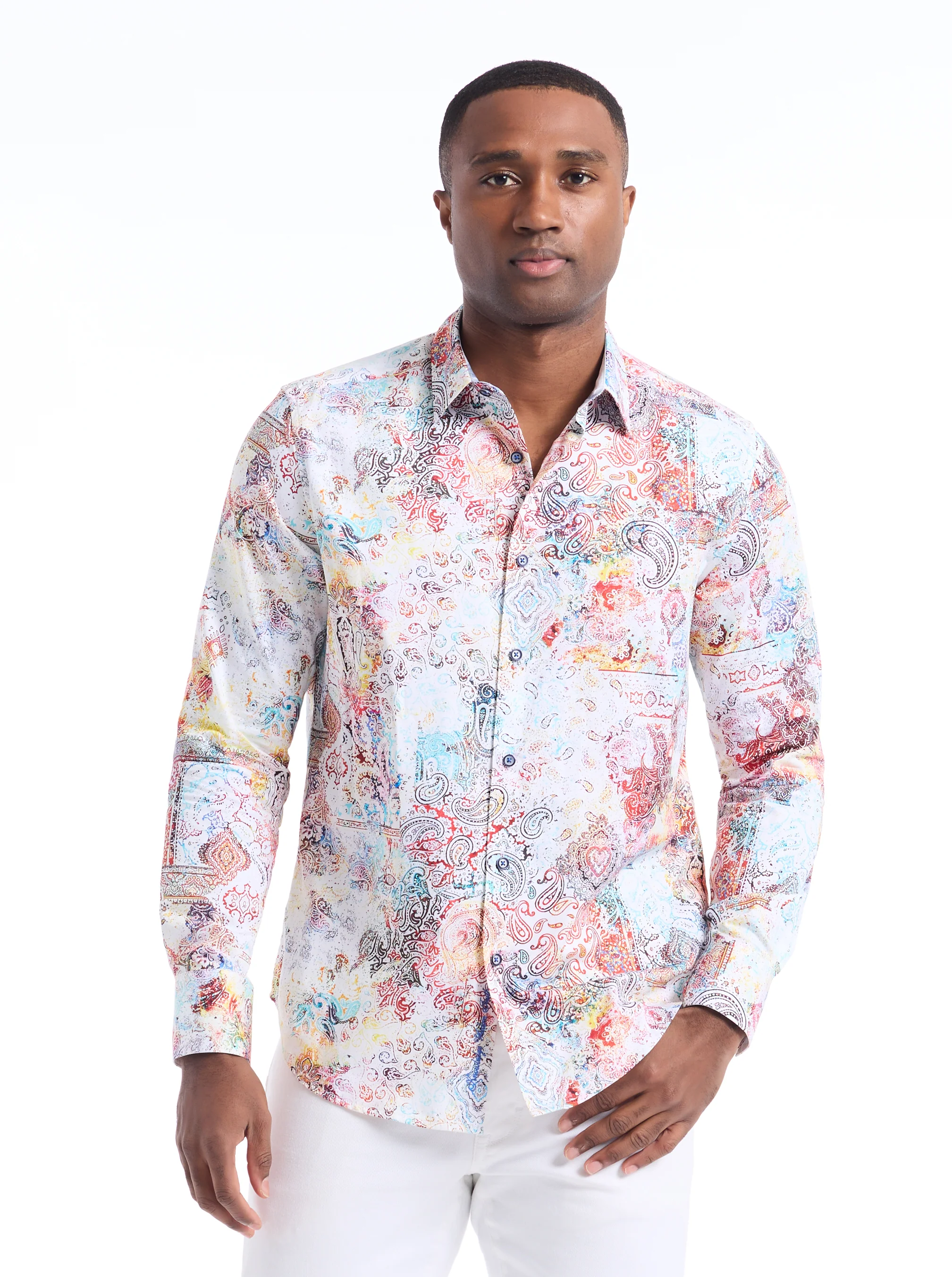 MITRA LONG SLEEVE BUTTON DOWN SHIRT