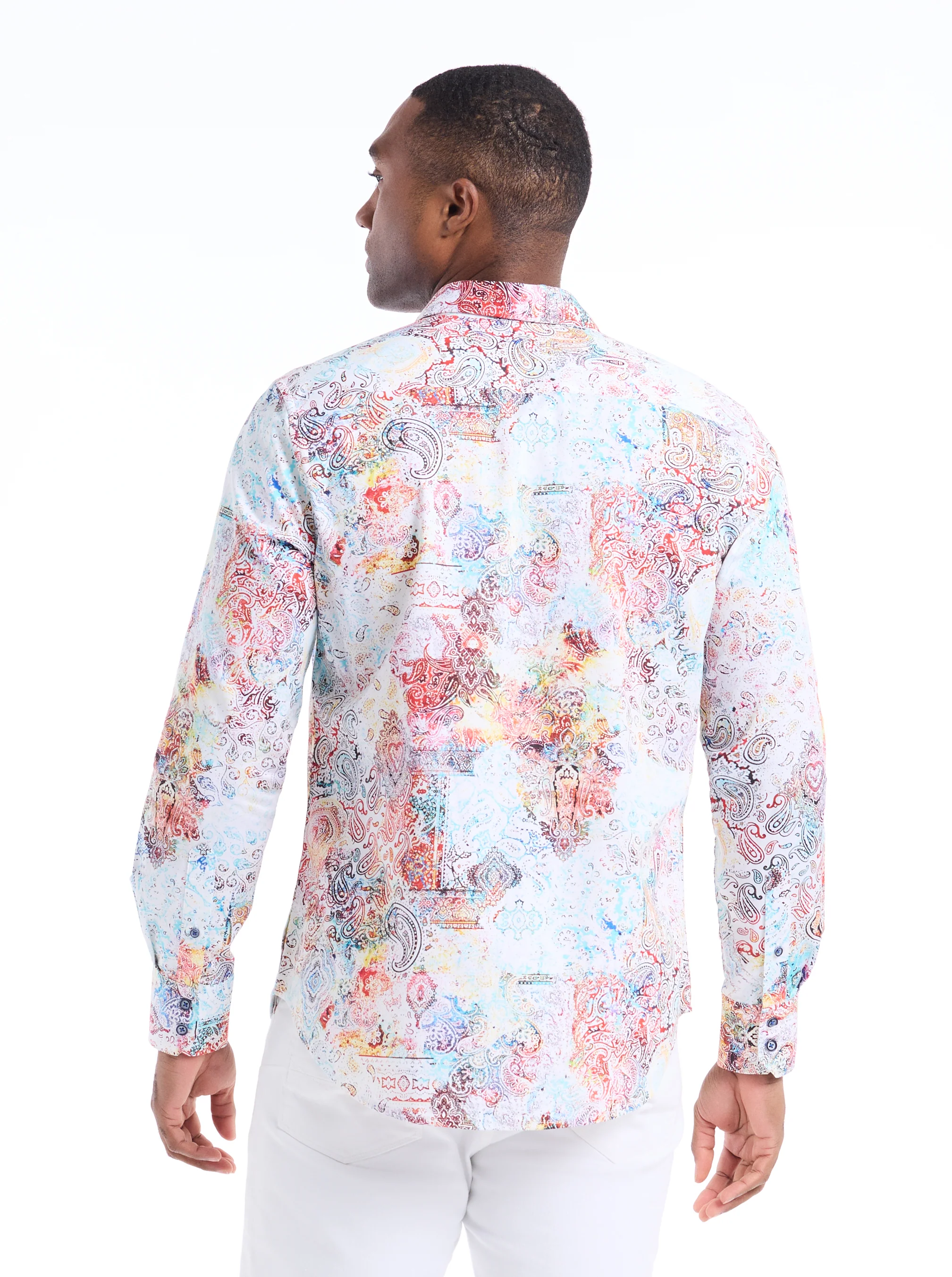 MITRA LONG SLEEVE BUTTON DOWN SHIRT - Image 4