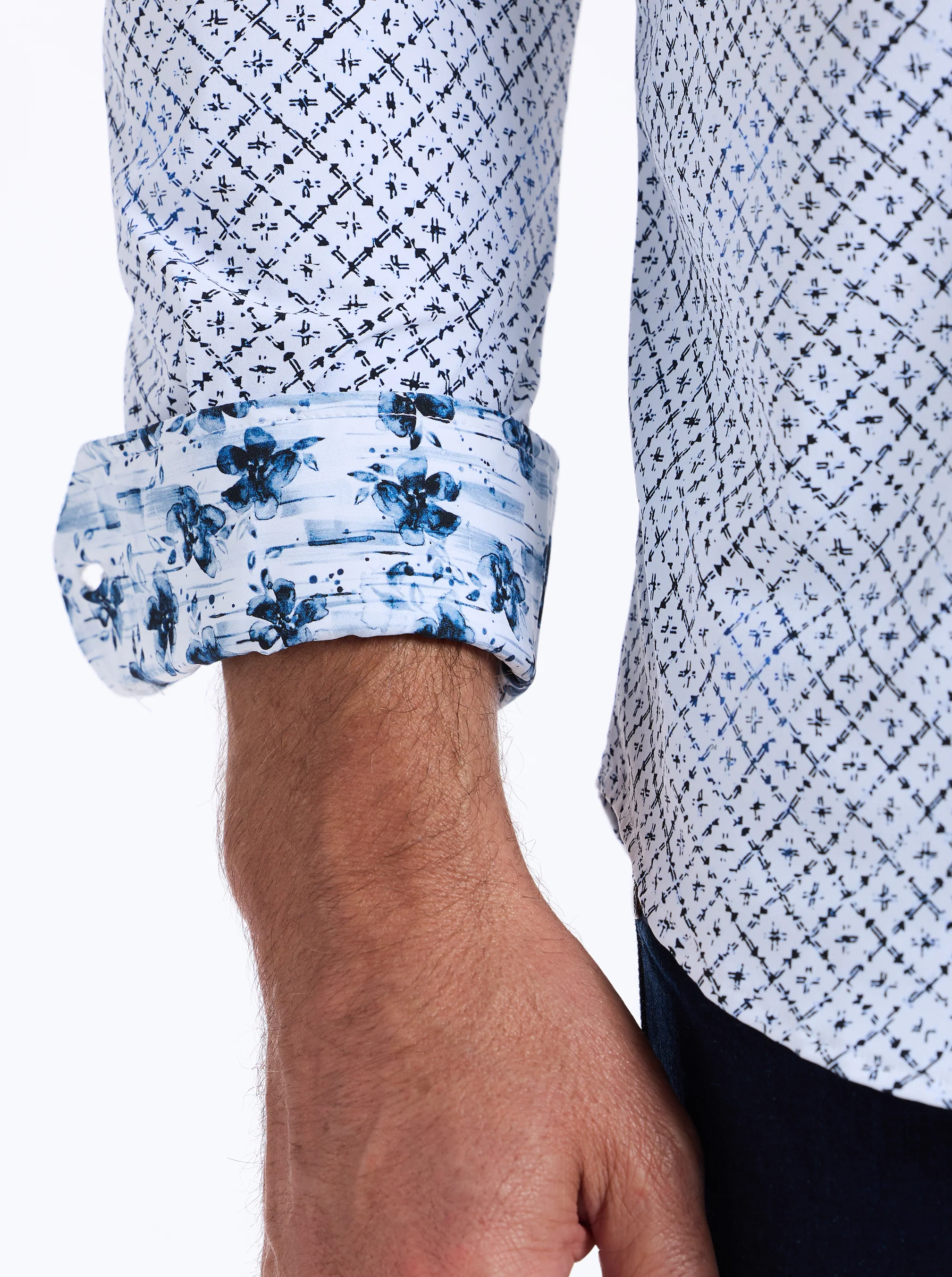 MONTAGU LONG SLEEVE BUTTON DOWN SHIRT - Image 4