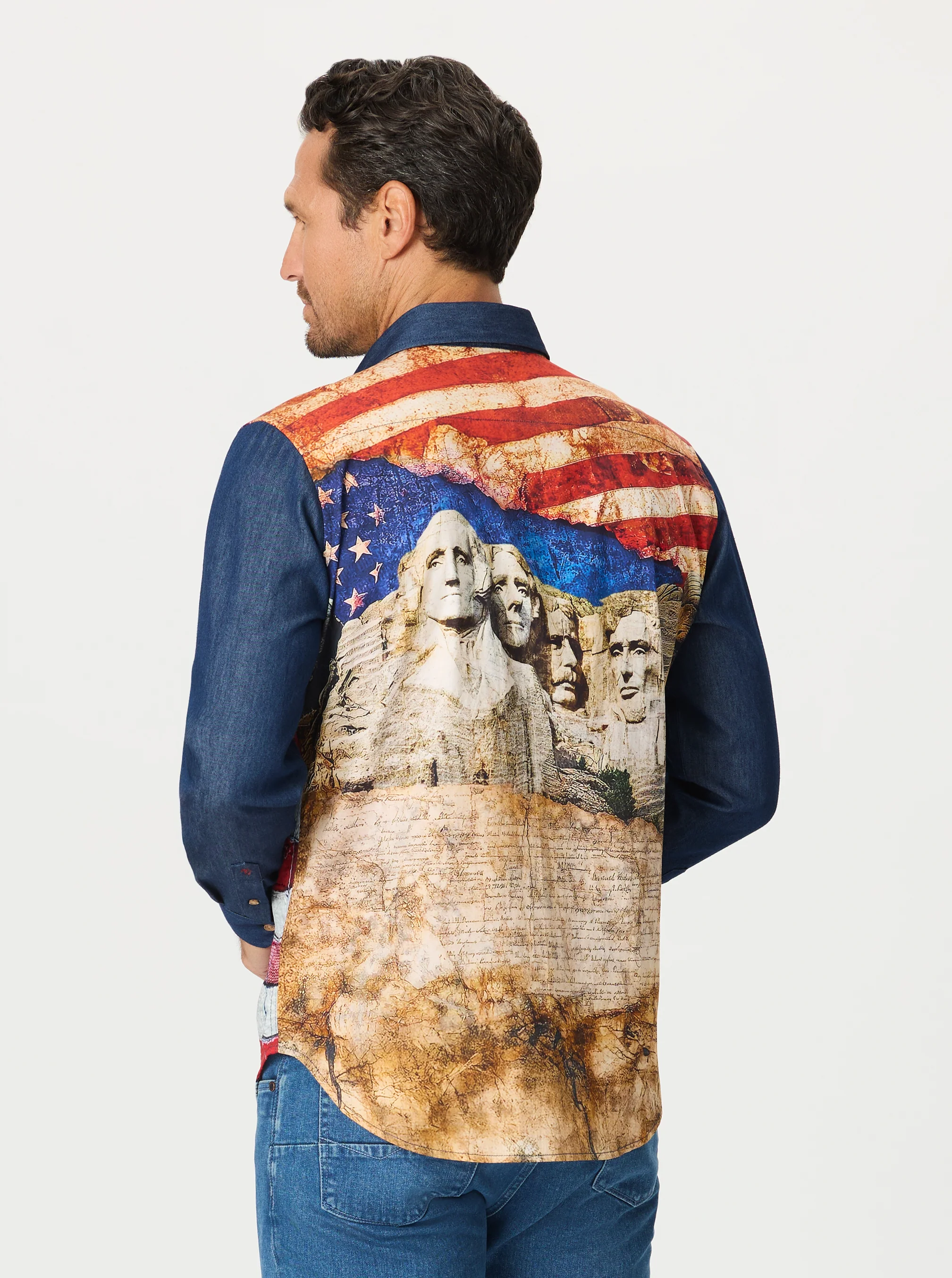MONUMENTAL LONG SLEEVE BUTTON DOWN SHIRT - Image 4