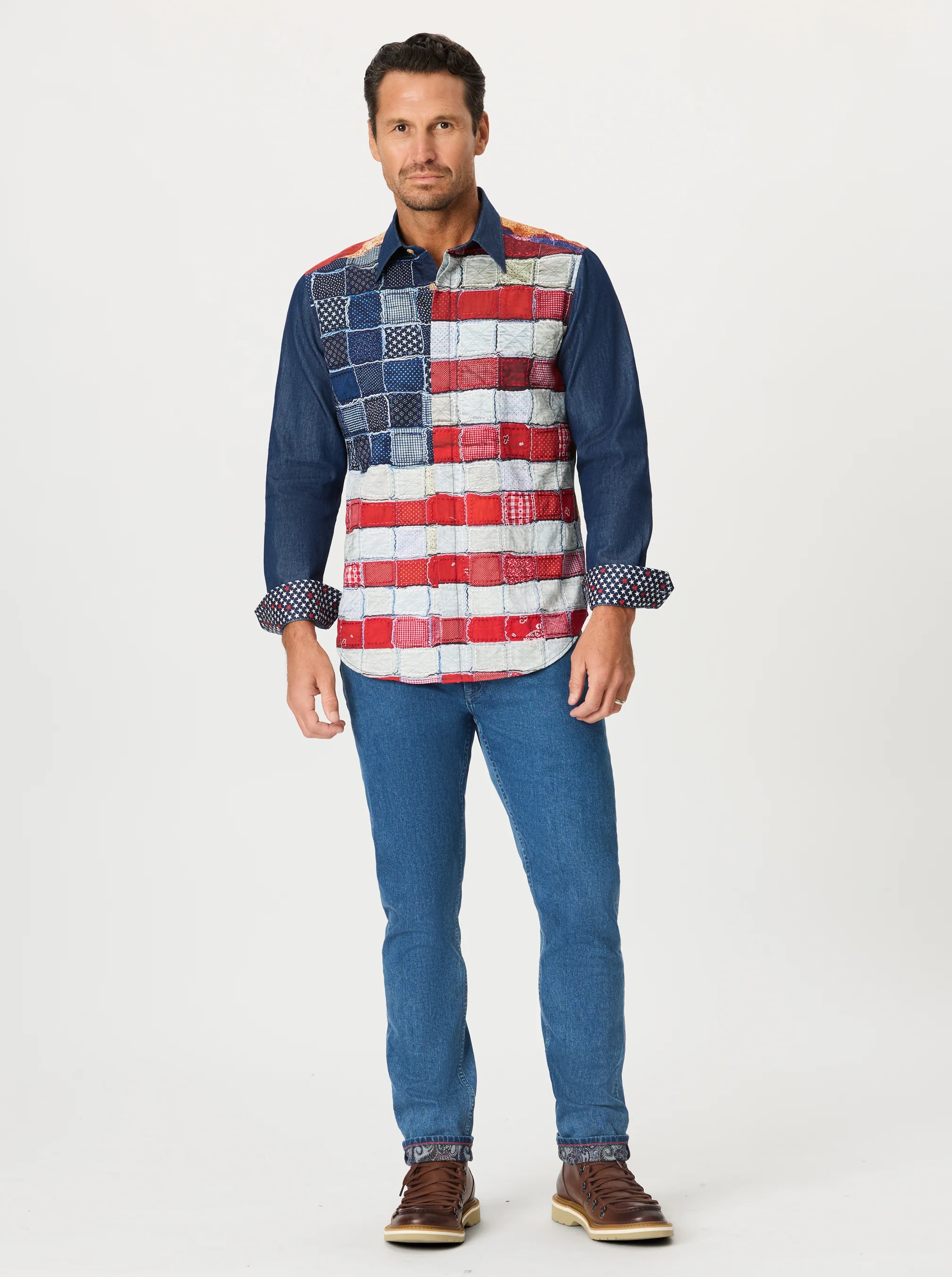 MONUMENTAL LONG SLEEVE BUTTON DOWN SHIRT - Image 7