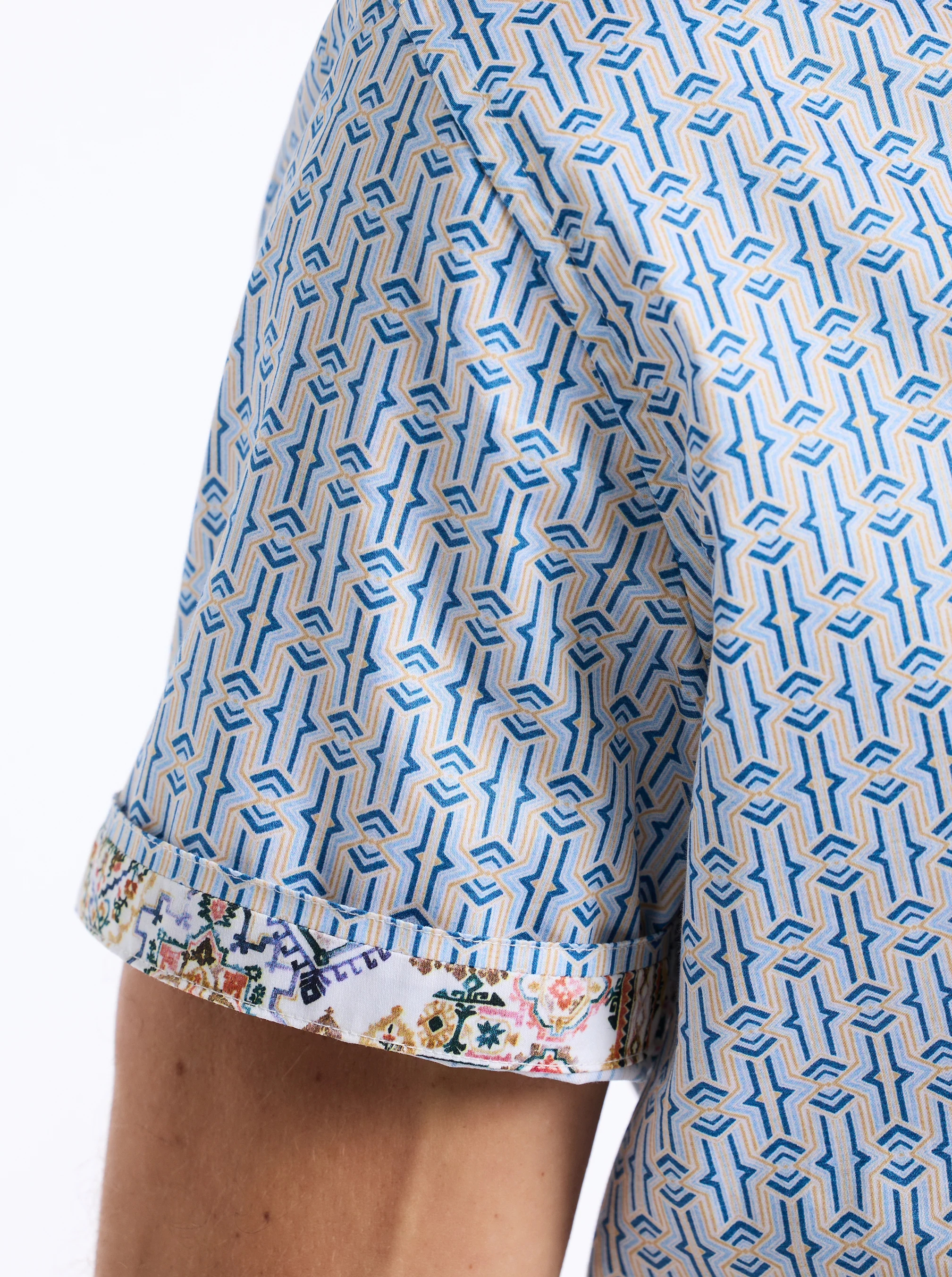 NAPIER SHORT SLEEVE BUTTON DOWN SHIRT - Image 4