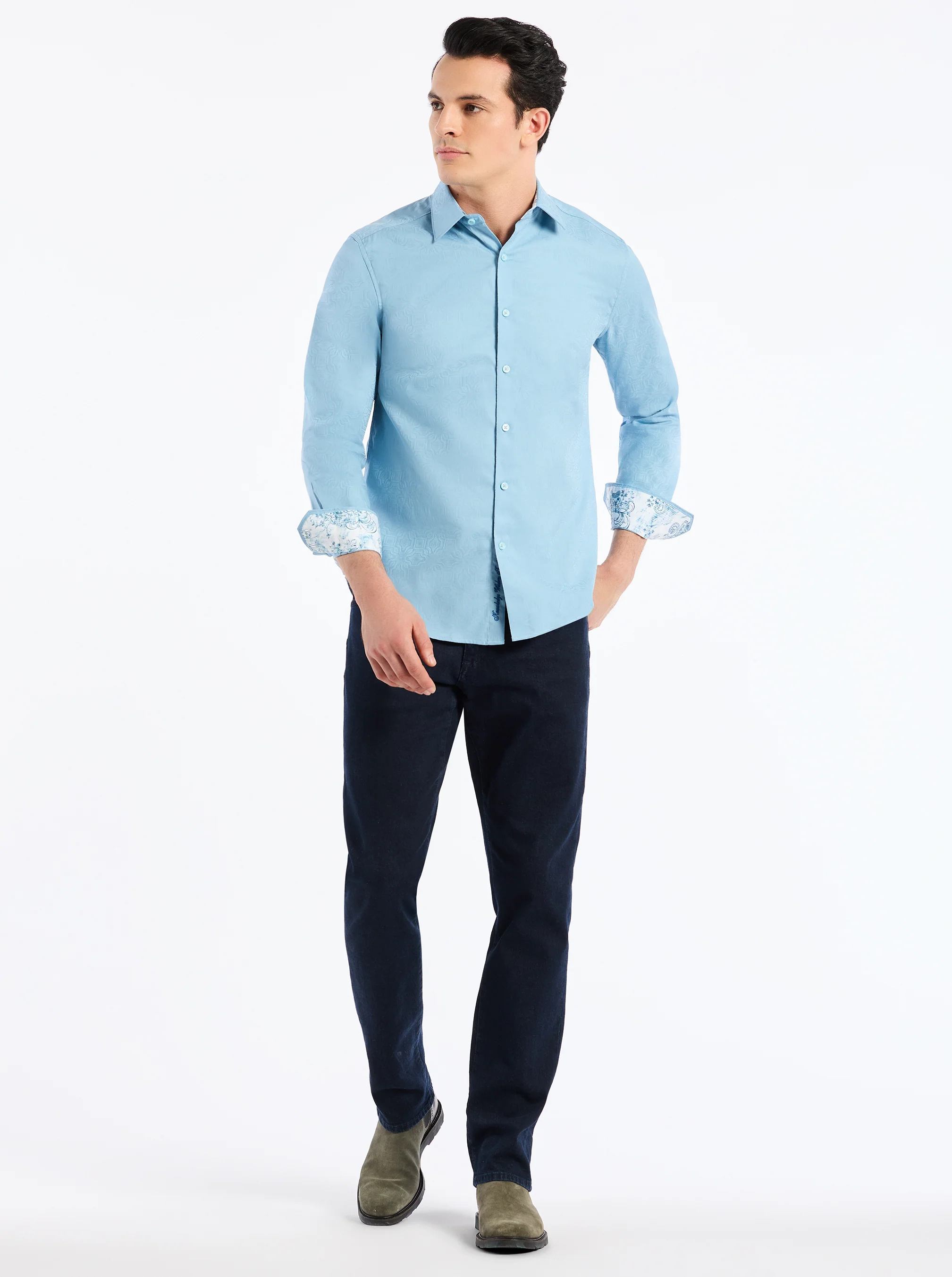 ODYSSEY LONG SLEEVE BUTTON DOWN SHIRT - Image 7