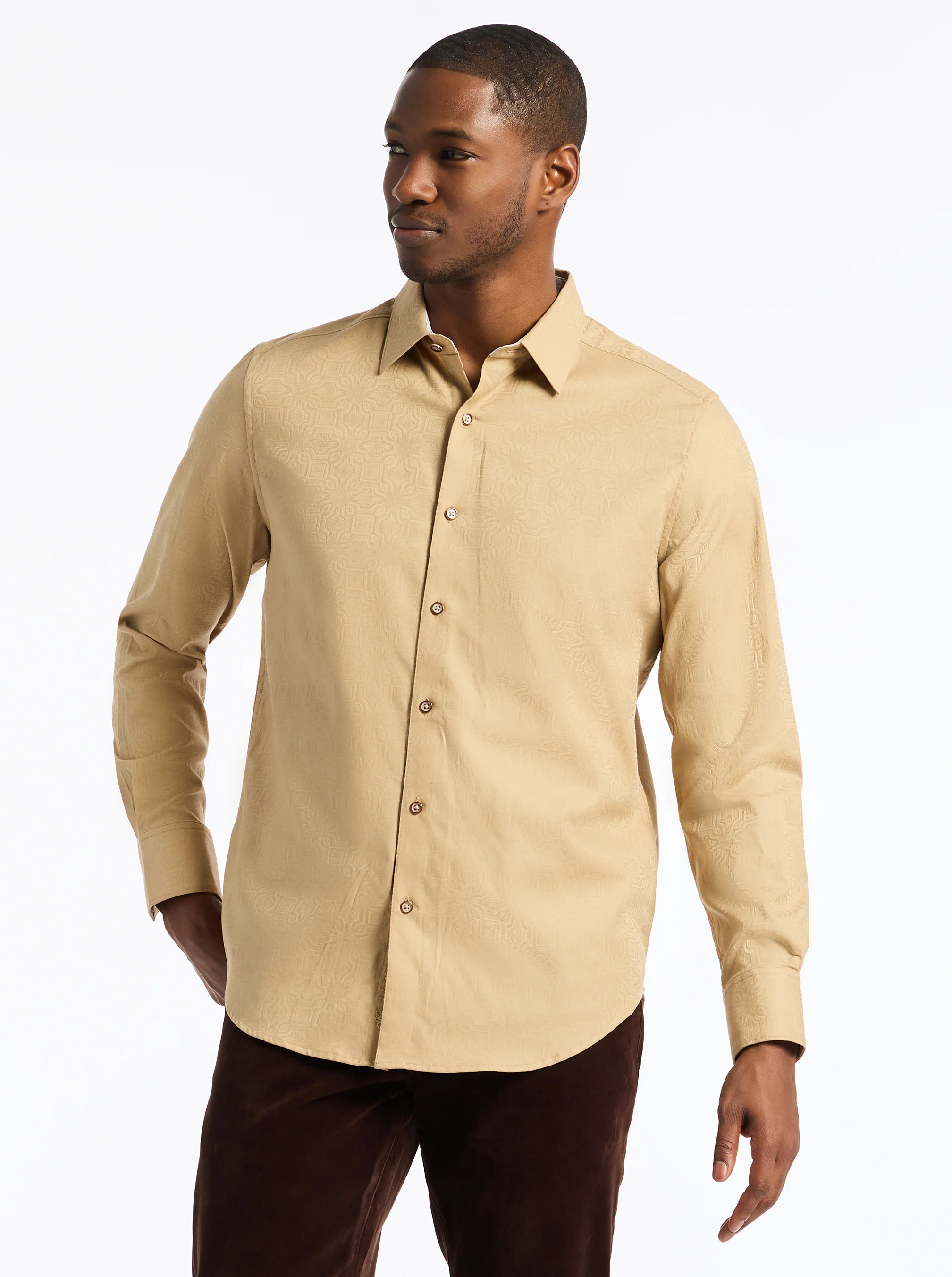 ODYSSEY LONG SLEEVE BUTTON DOWN SHIRT - Image 4